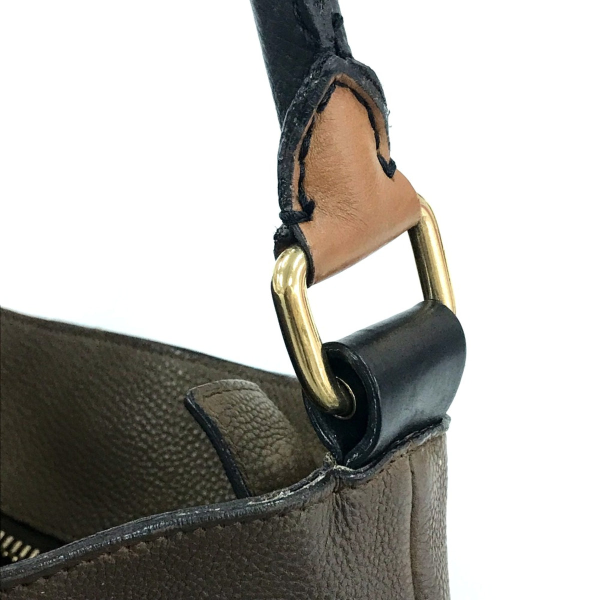 Celine Brown Leather Shoulder Bag (Pre-Owned)