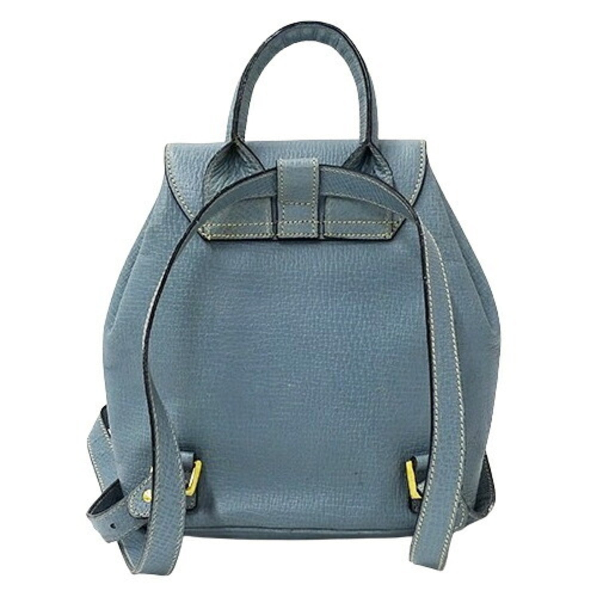 Loewe Light Blue Leather Backpack (Pre-Owned)