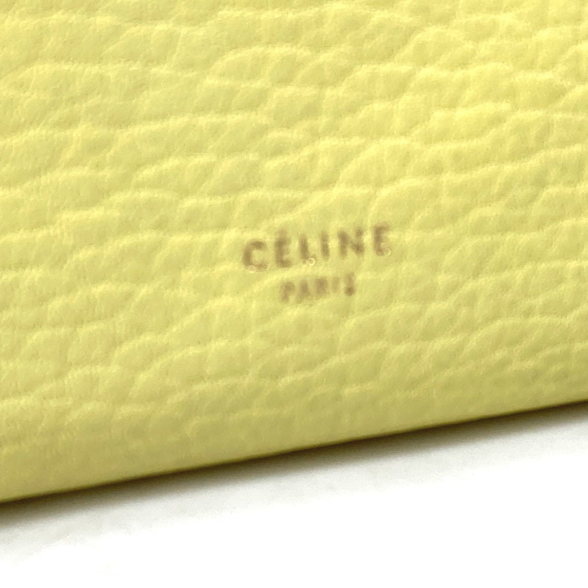 Celine Yellow Leather Handbag (Pre-Owned)