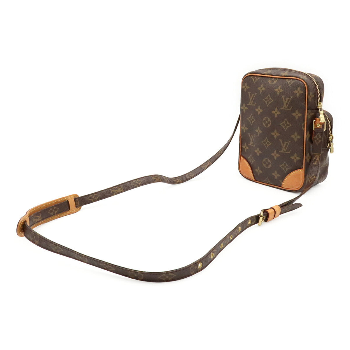 Louis Vuitton Brown Monogram Pochette Shoulder Bag (Pre-Owned)