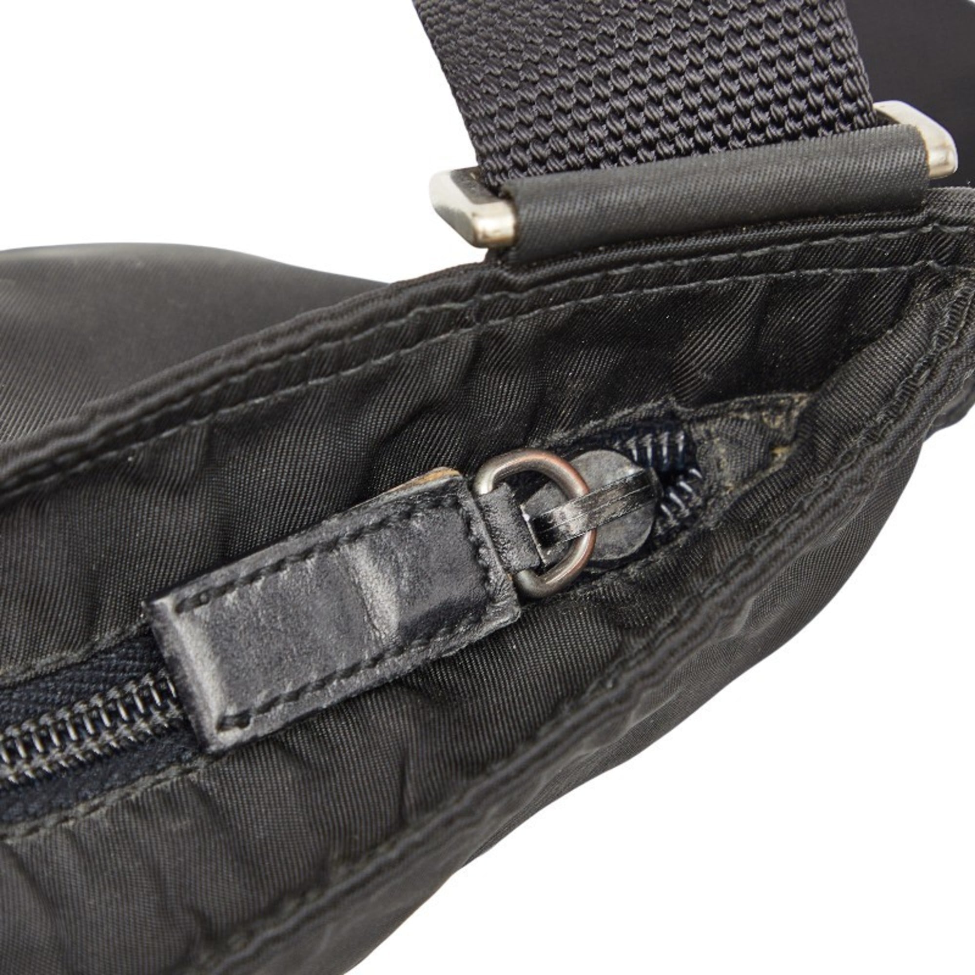 Prada Black Nylon Shoulder Bag (Pre-Owned)