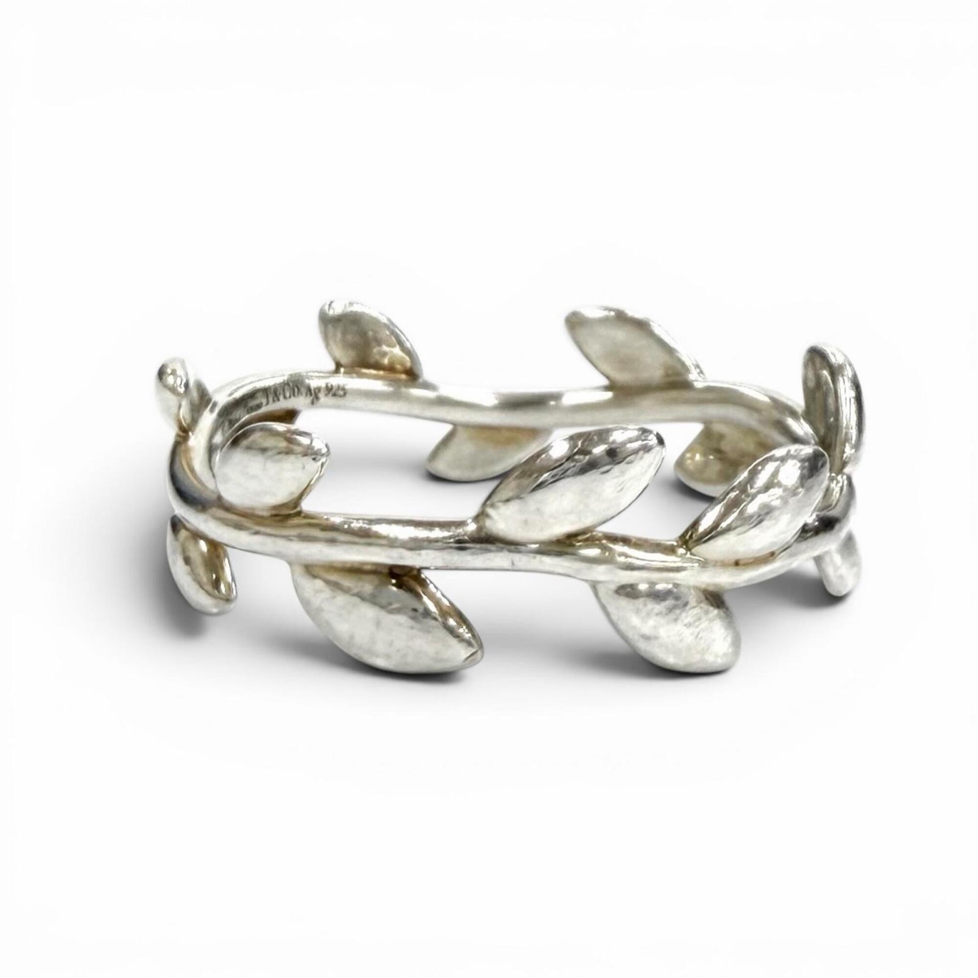 Tiffany Silver Silver 925 Band Ring (Pre-Owned)