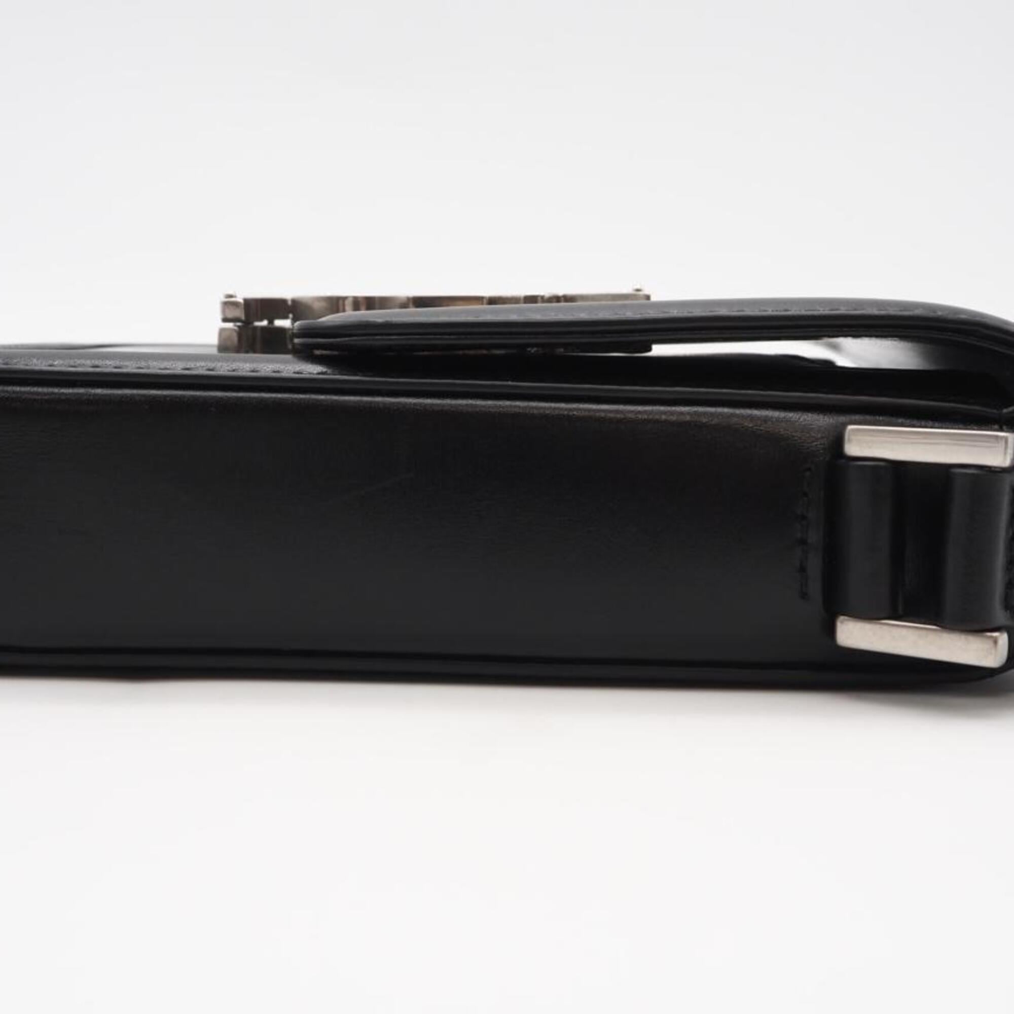 Yves Saint Laurent Black Leather Shoulder Bag (Pre-Owned)