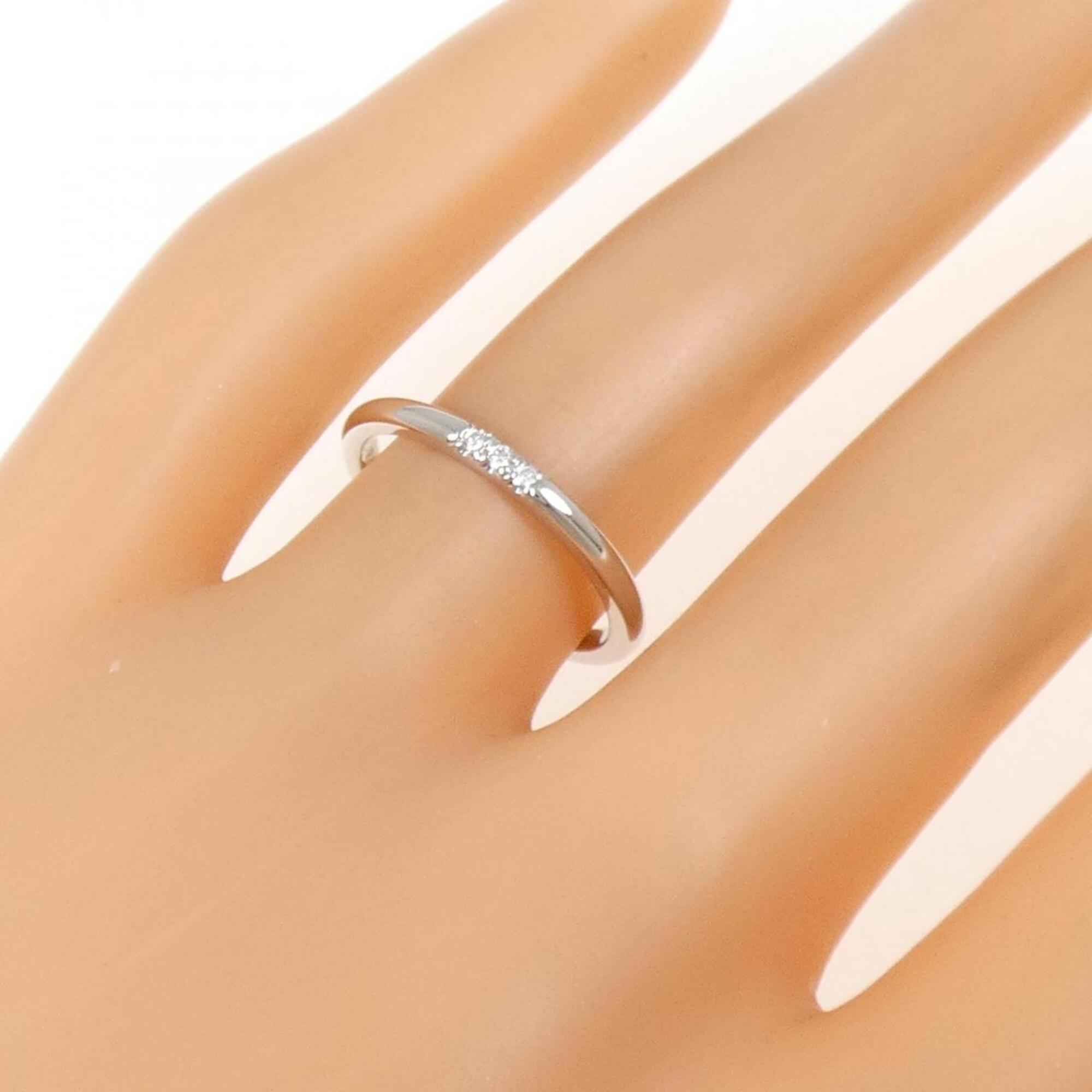 Tiffany Platinum Platinum 950 Band Ring (Pre-Owned)