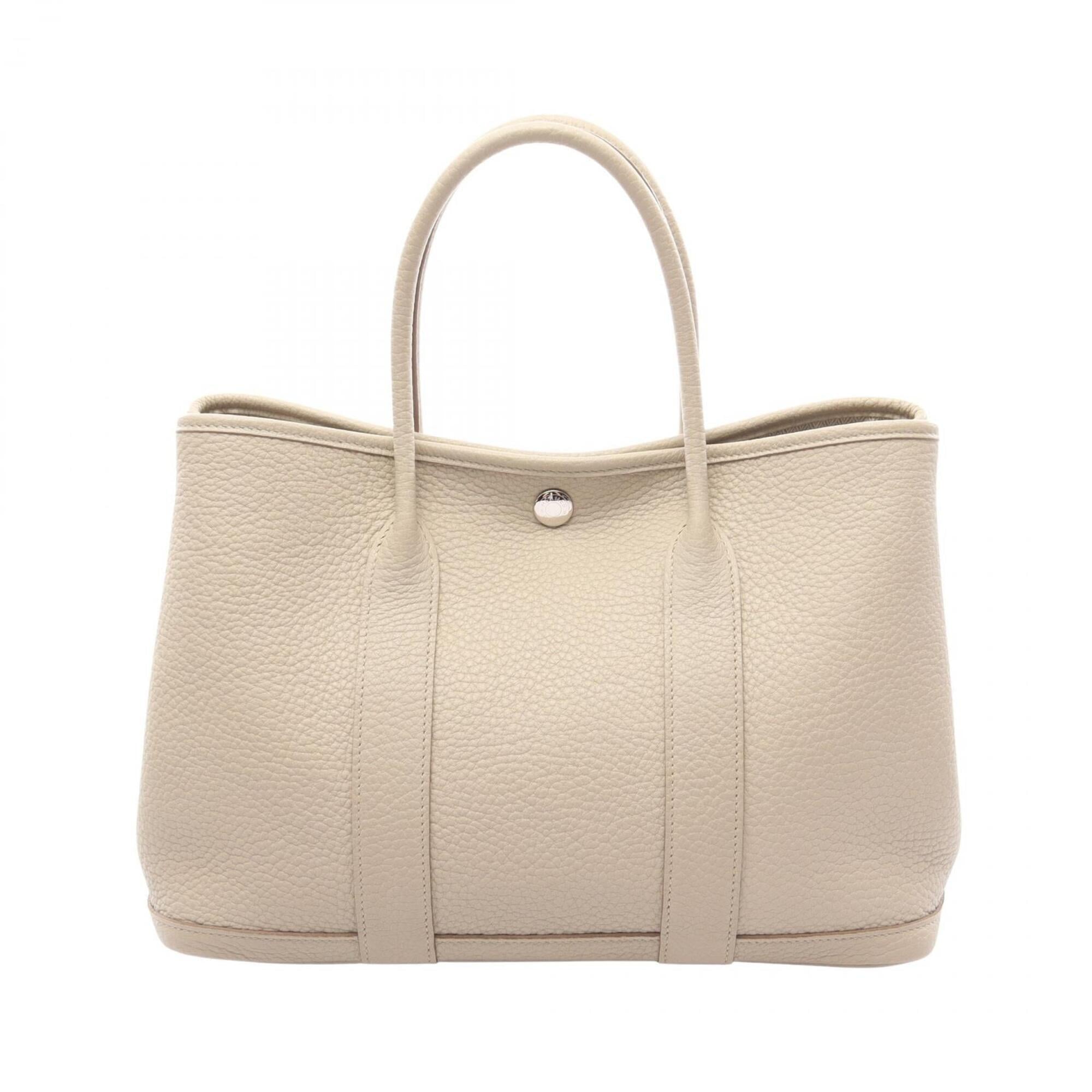 Hermes Gray Negonda Leather Handbag Tote Bag (Pre-Owned)
