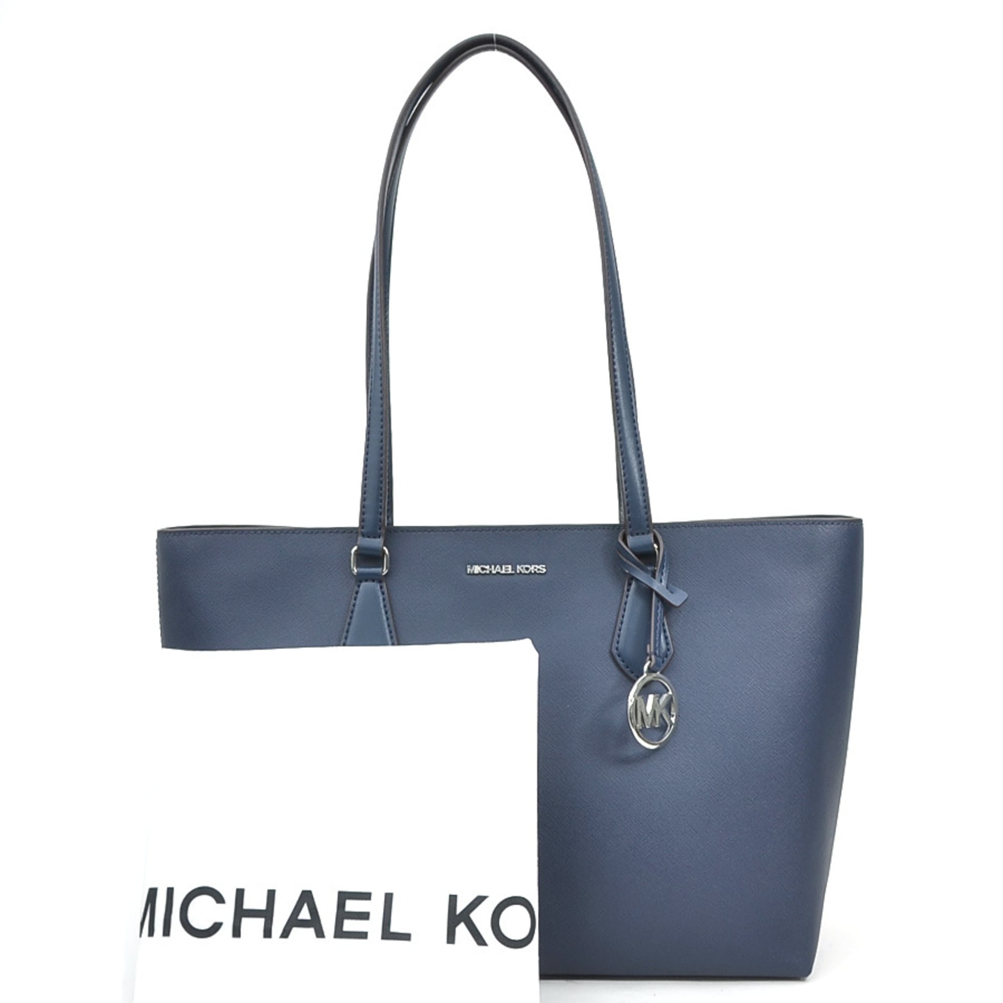 Michael Kors Navy Leather Shoulder Bag (Pre-Owned)