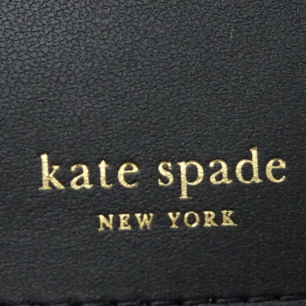 Kate Spade Black Leather Wallet (Bi-Fold) (Pre-Owned)