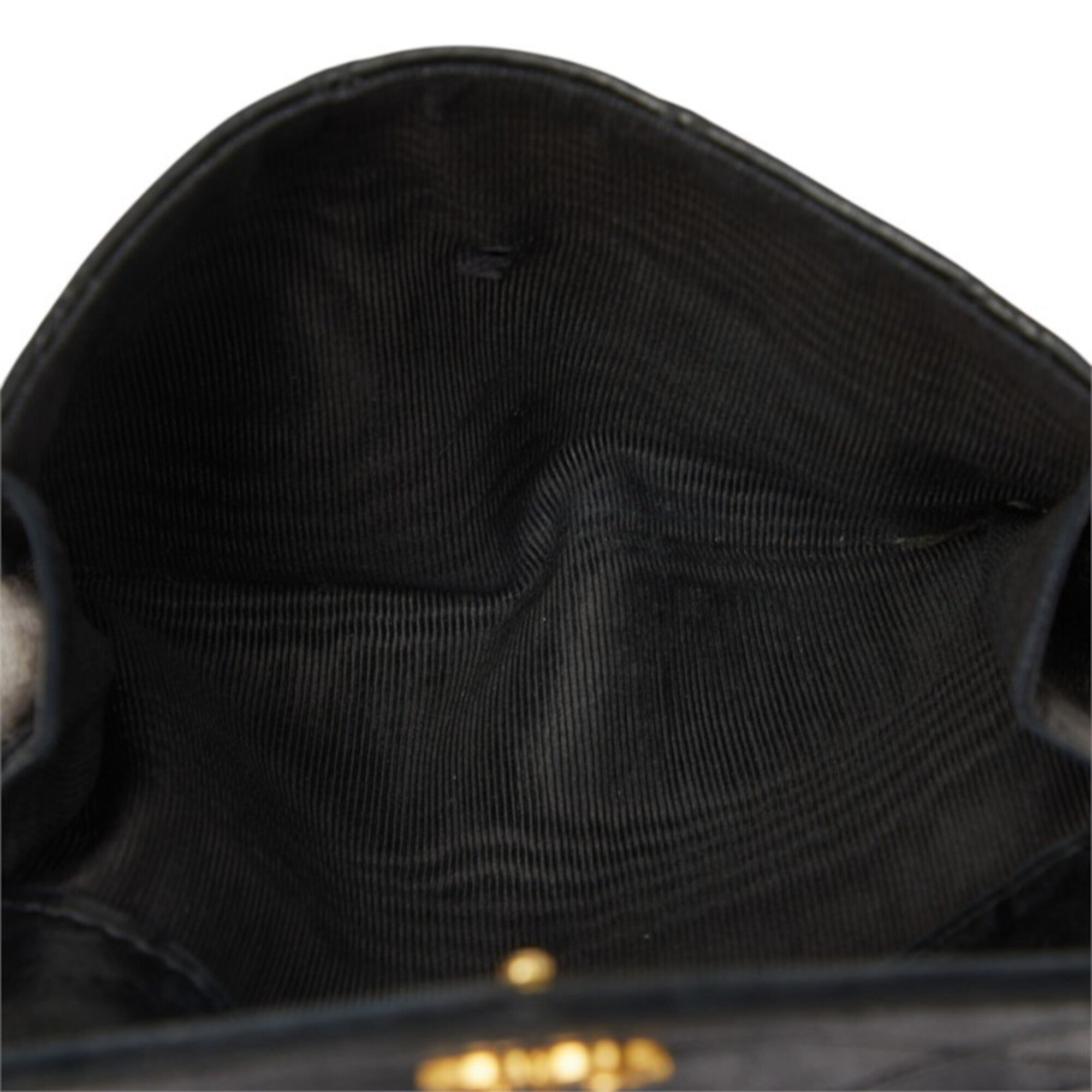 Chanel Black Leather Wallet (Bi-Fold) (Pre-Owned)