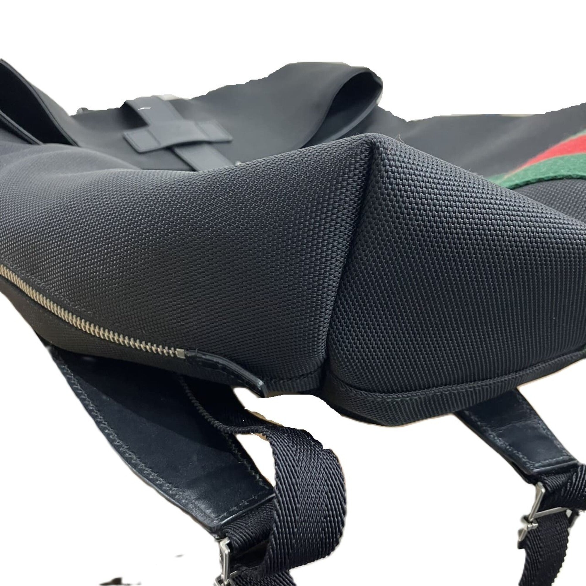 Gucci Black Canvas Backpack (Pre-Owned)
