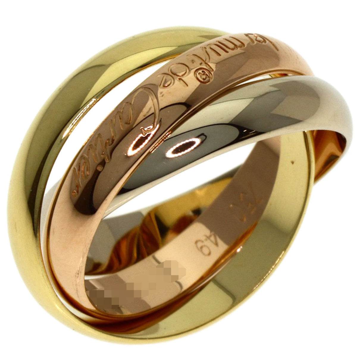 Cartier Trinity Yellow Gold (18K) Pink Gold (18K) White Gold (18K) Band Ring (Pre-Owned)