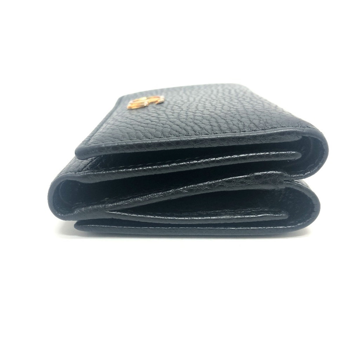 Gucci Black Leather Wallet (Tri-Fold) (Pre-Owned)