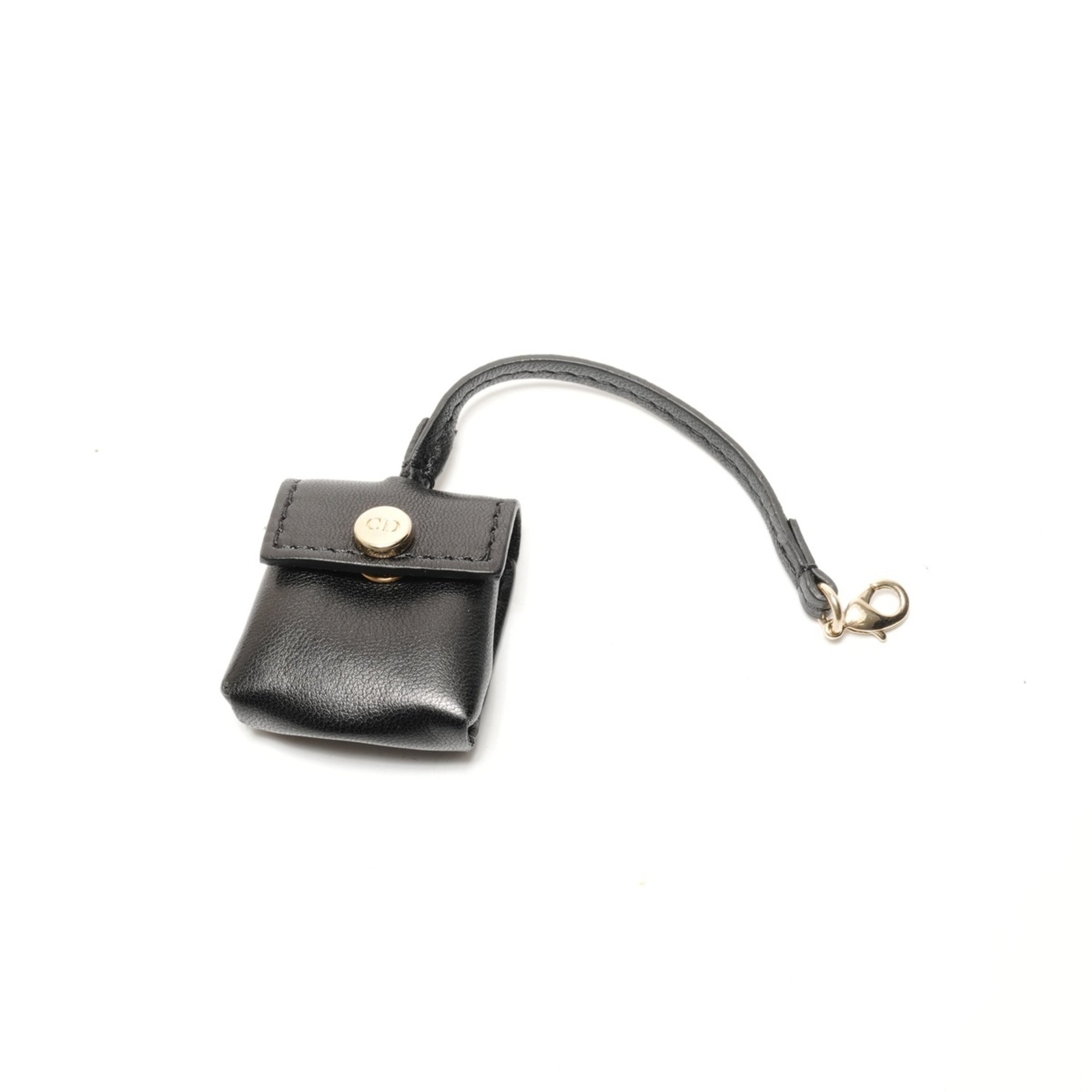 Christian Dior Black Leather Shoulder Bag (Pre-Owned)