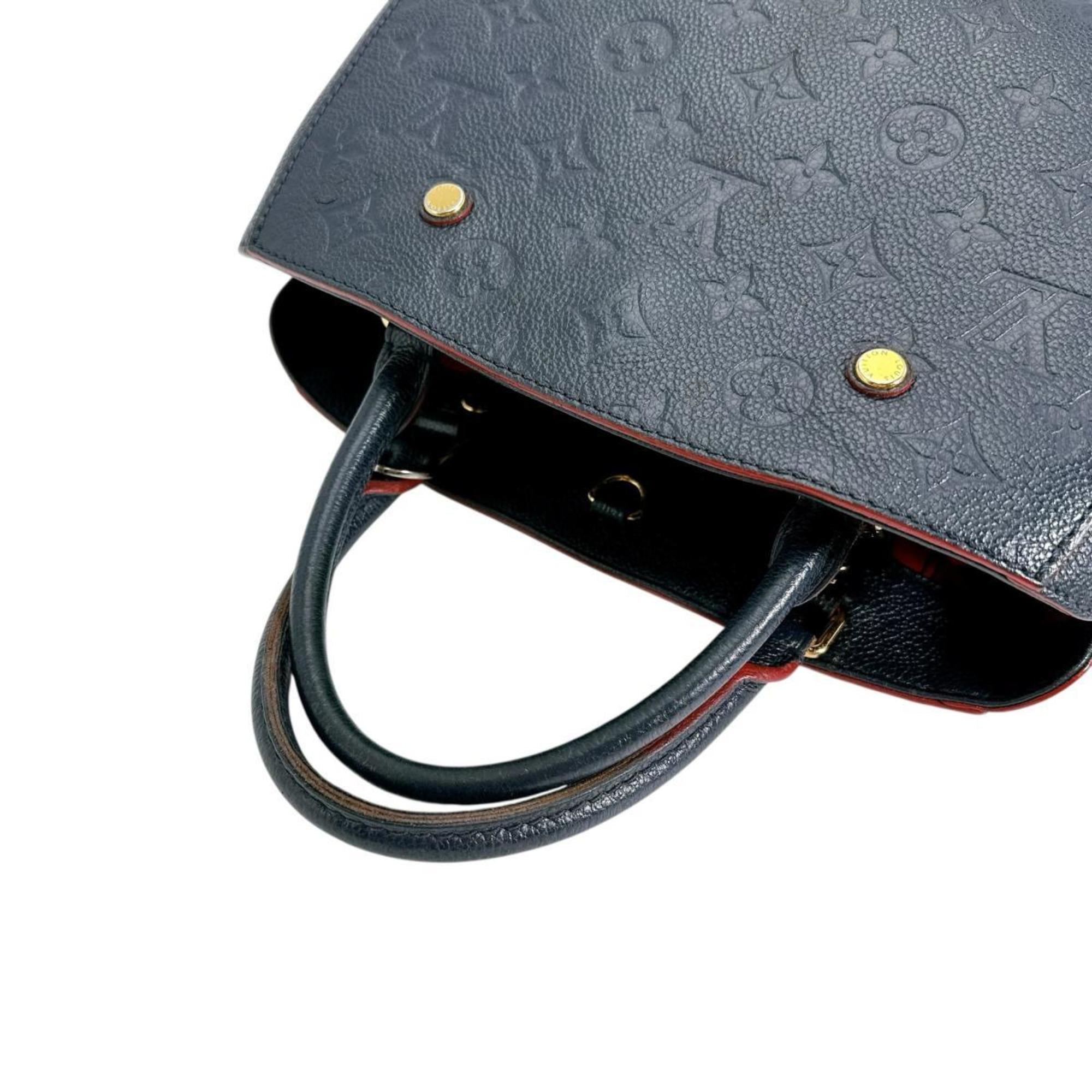 Louis Vuitton Marine Rouge Monogram Empreinte Shoulder Bag (Pre-Owned)