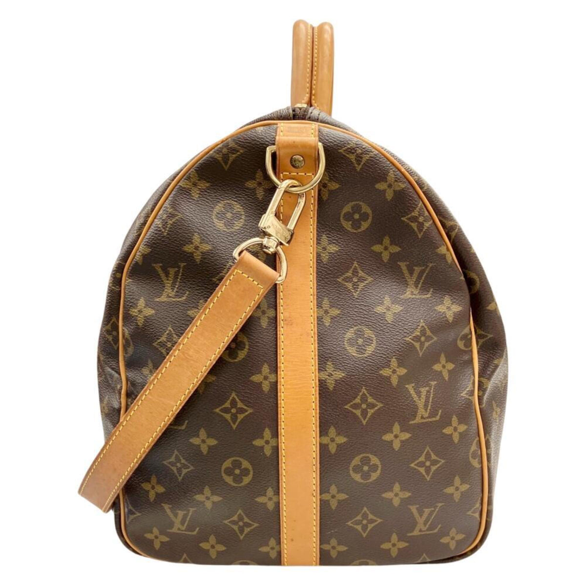 Louis Vuitton Monogram Brown Monogram Boston Bag Shoulder Bag (Pre-Owned)