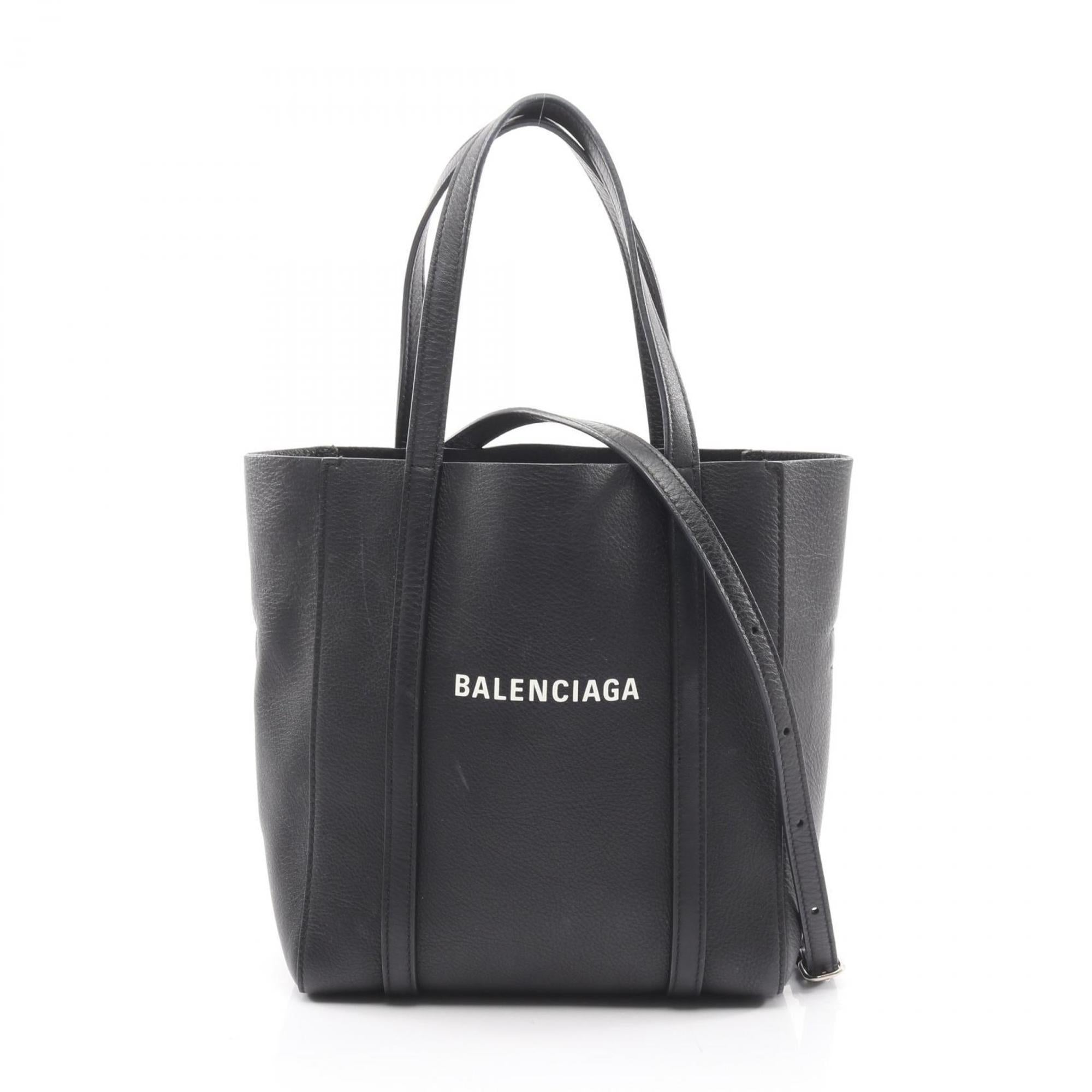 Balenciaga Black Leather Tote Bag (Pre-Owned)