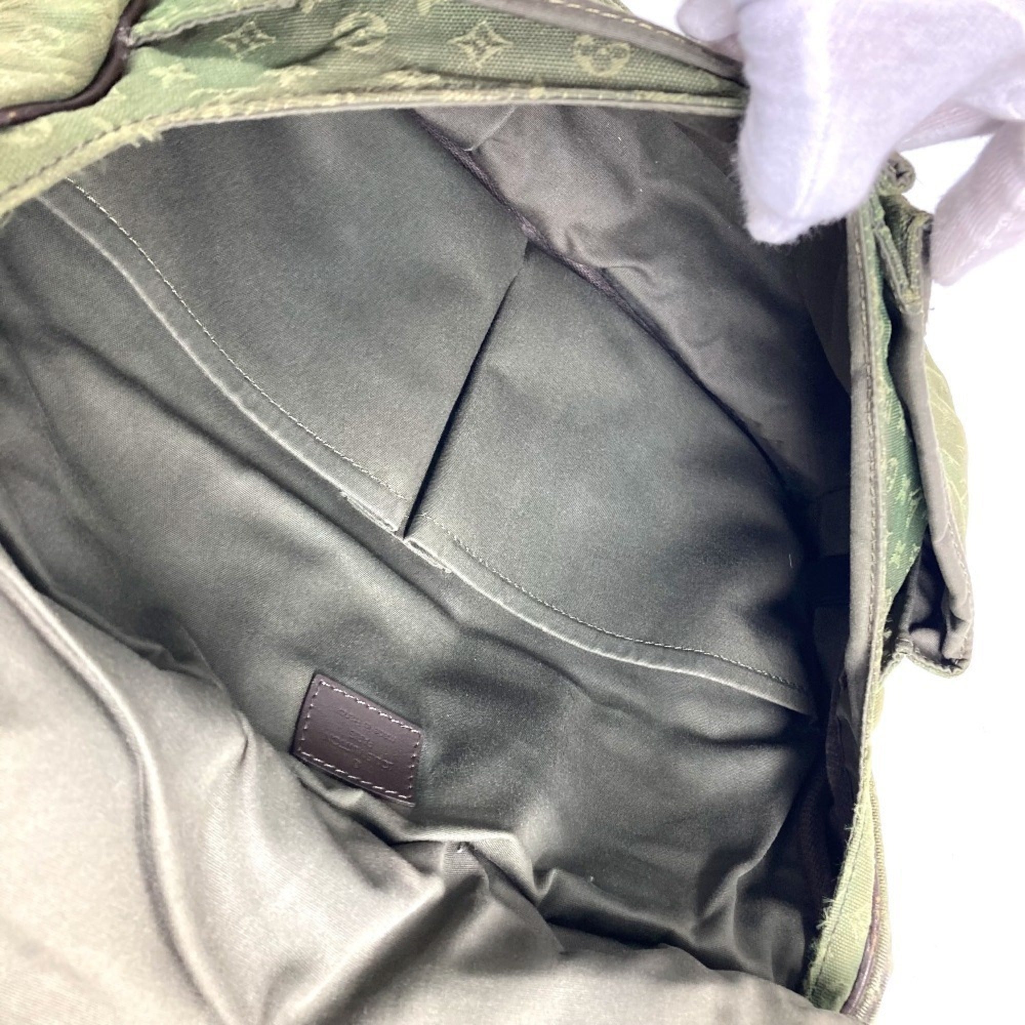 Louis Vuitton Khaki Monogram Mini Canvas Shoulder Bag (Pre-Owned)