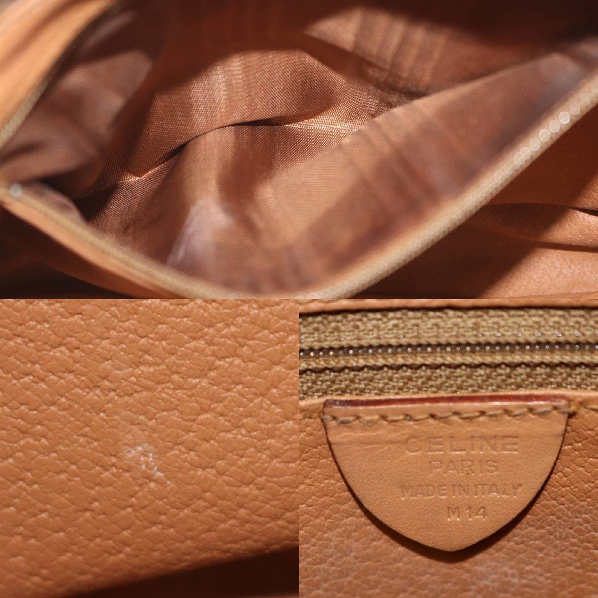 Celine Brown Pvc Leather Shoulder Bag (Pre-Owned)