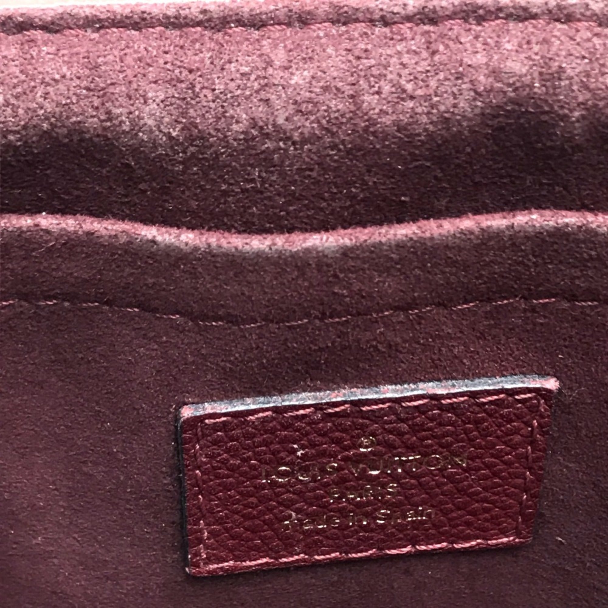 Louis Vuitton Bordeaux Brown Monogram Leather Shoulder Bag (Pre-Owned)