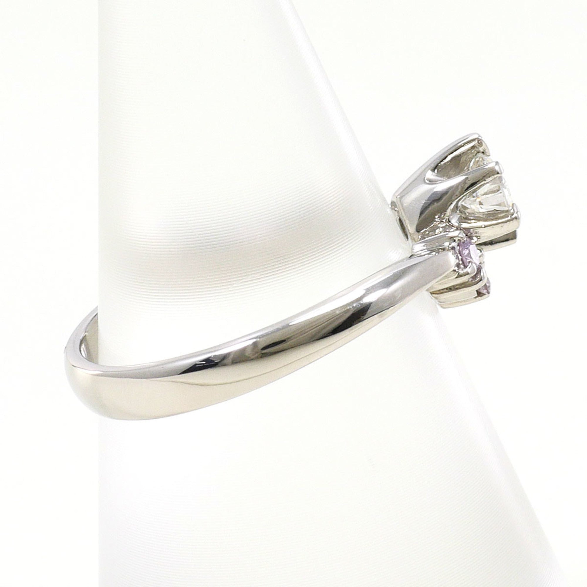 Unbranded Pink Platinum Platinum 900 Band Ring (Pre-Owned)