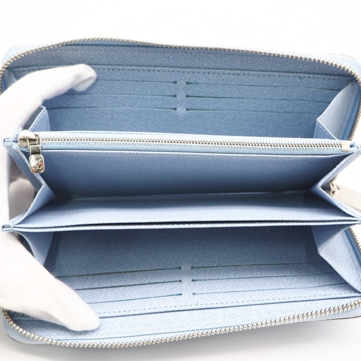 Louis Vuitton Epi Blue Long Wallet (Bi-Fold) (Pre-Owned)
