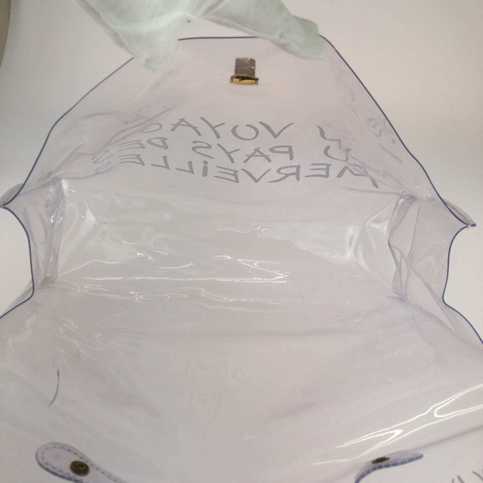 Hermes Clear Vinyl Handbag (Pre-Owned)