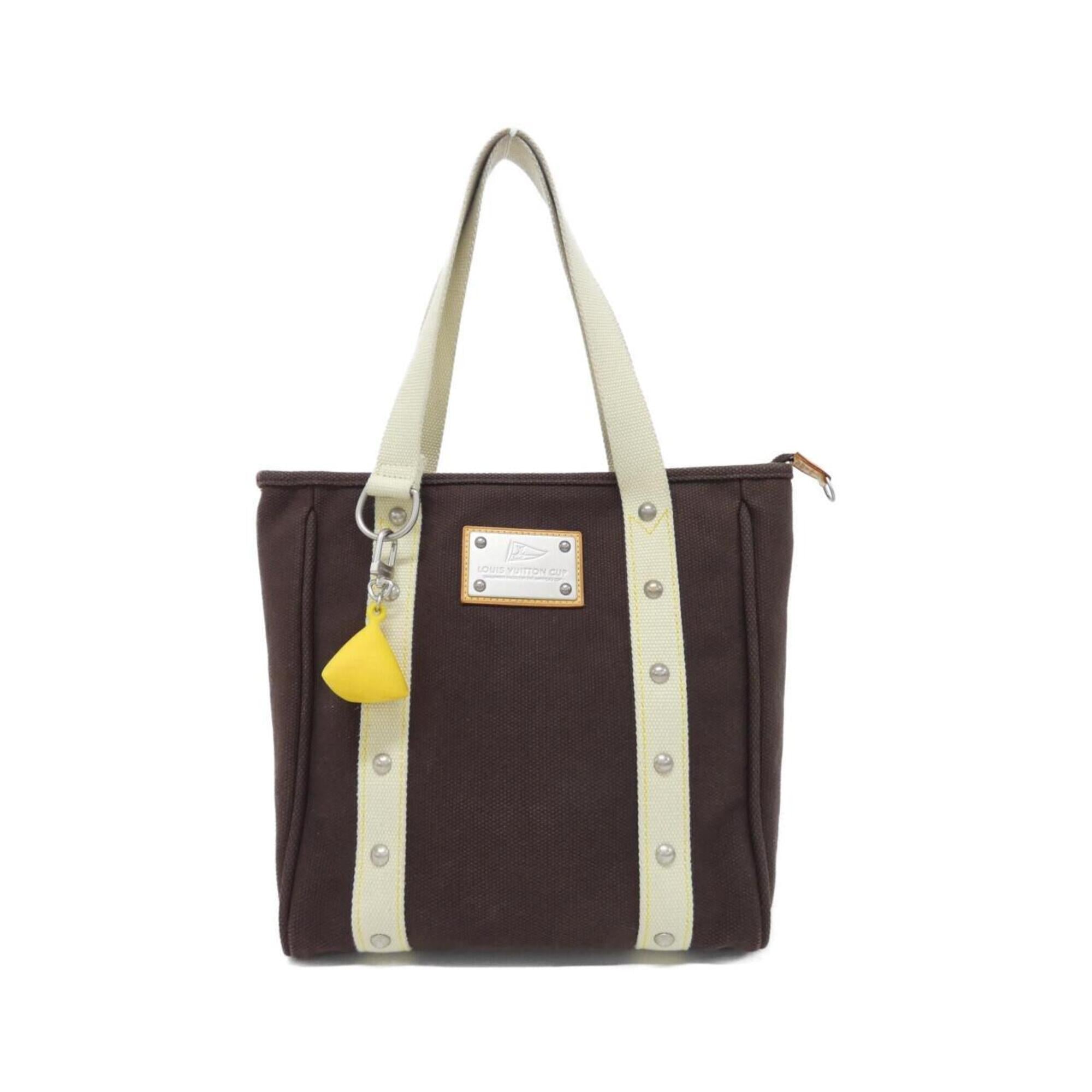 Louis Vuitton Mocha Canvas Handbag (Pre-Owned)
