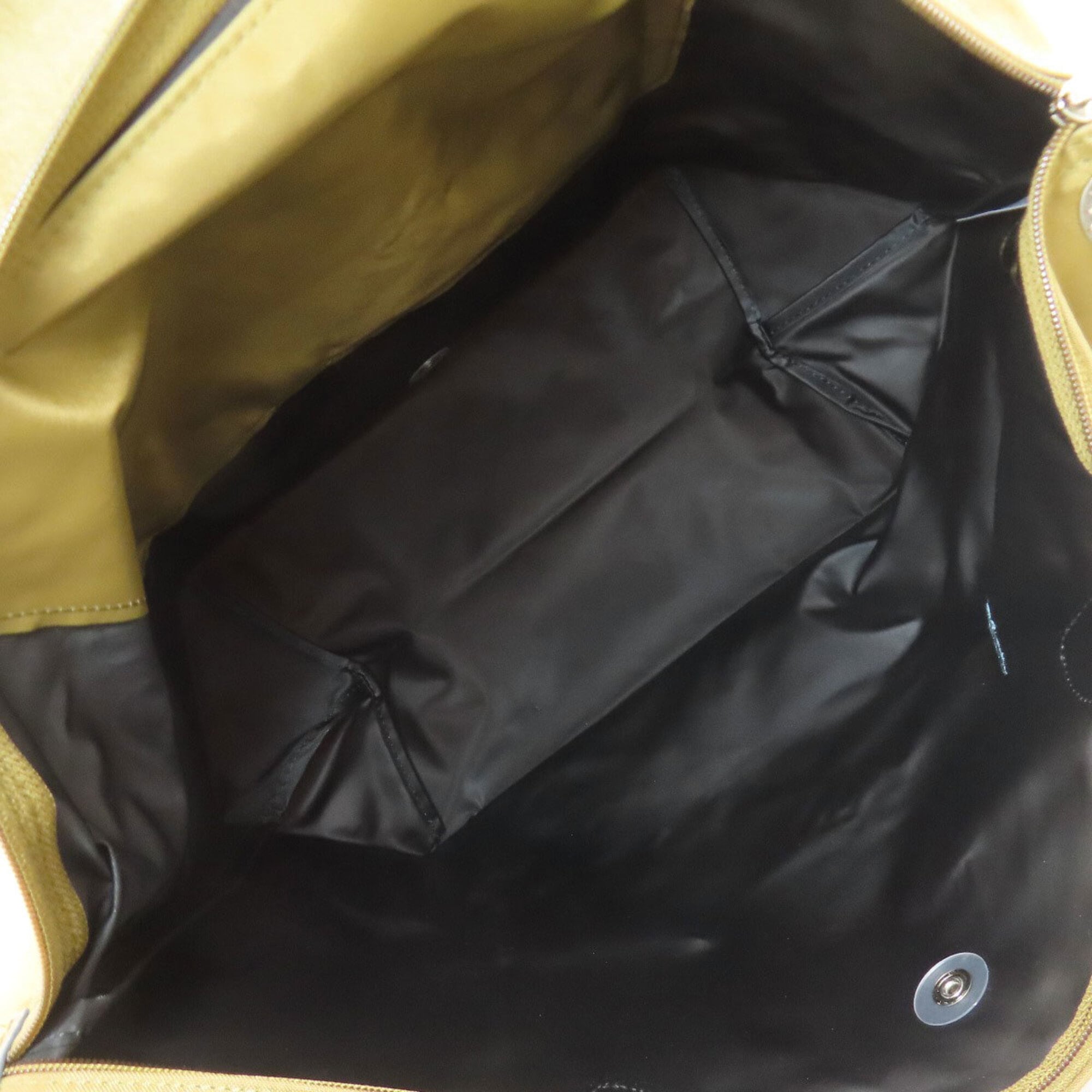 Longchamp Le Pliage Brown Nylon Tote Bag (Pre-Owned)