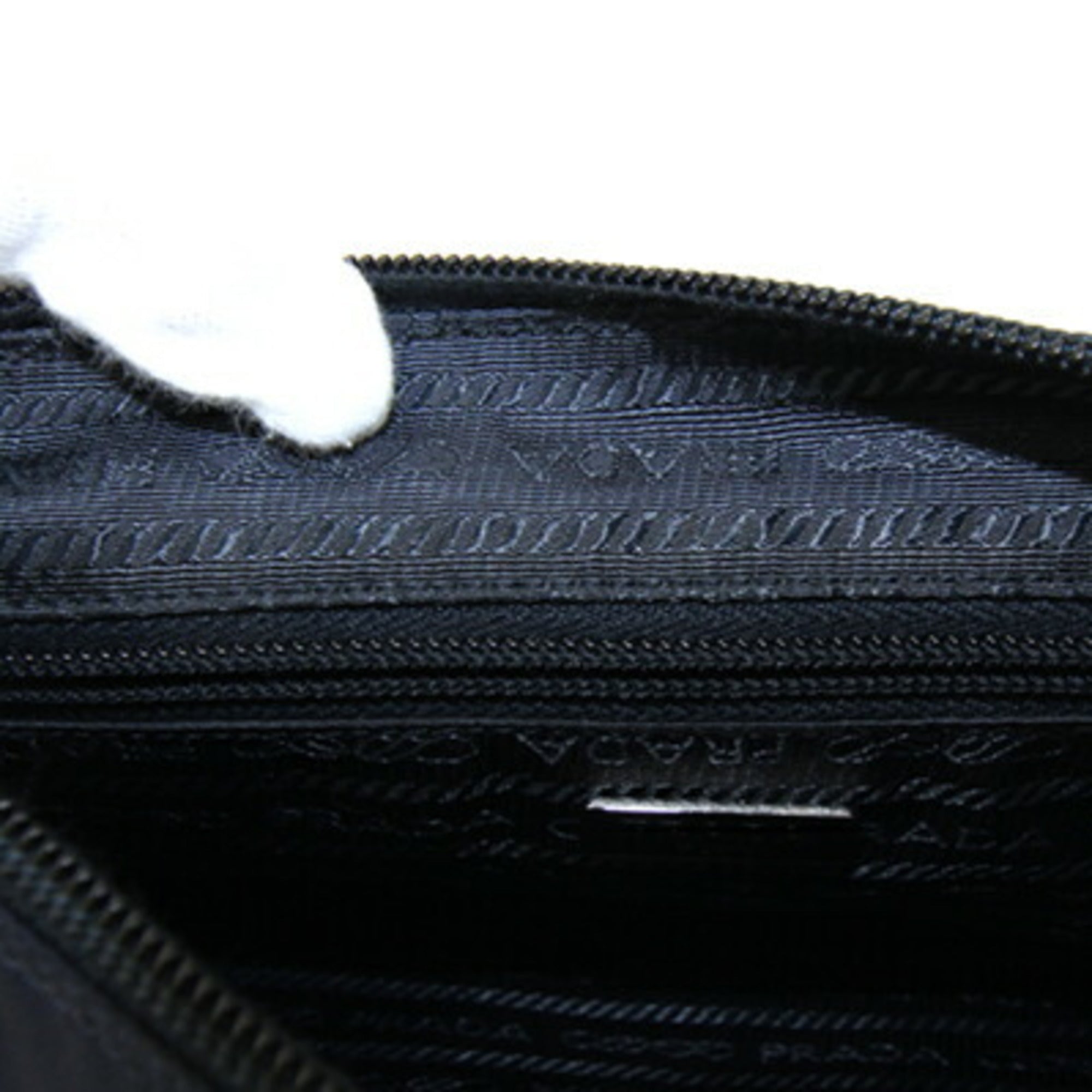 Prada Navy Nylon Pouch (Pre-Owned)
