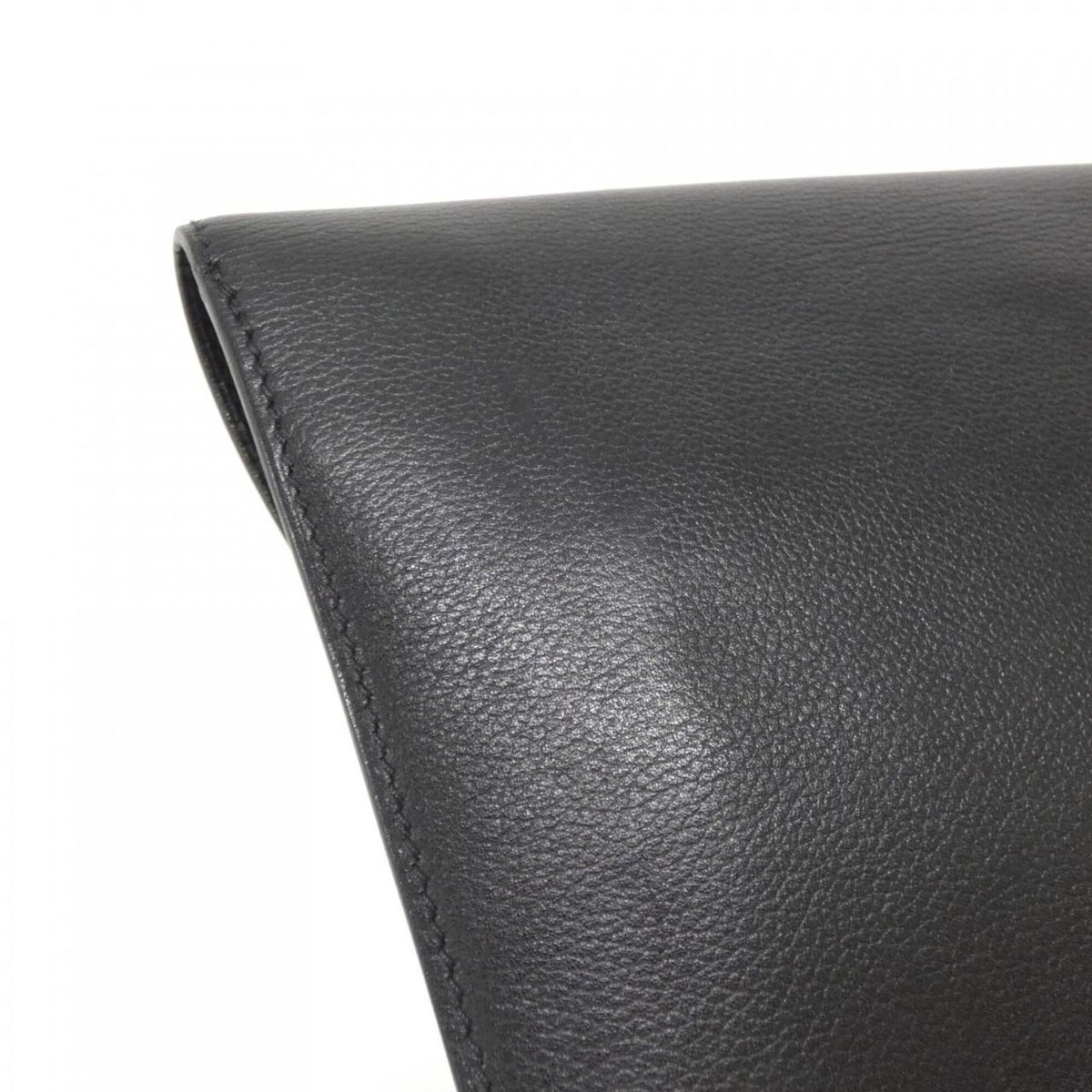 Hermes Black Evergrain Leather Handbag (Pre-Owned)