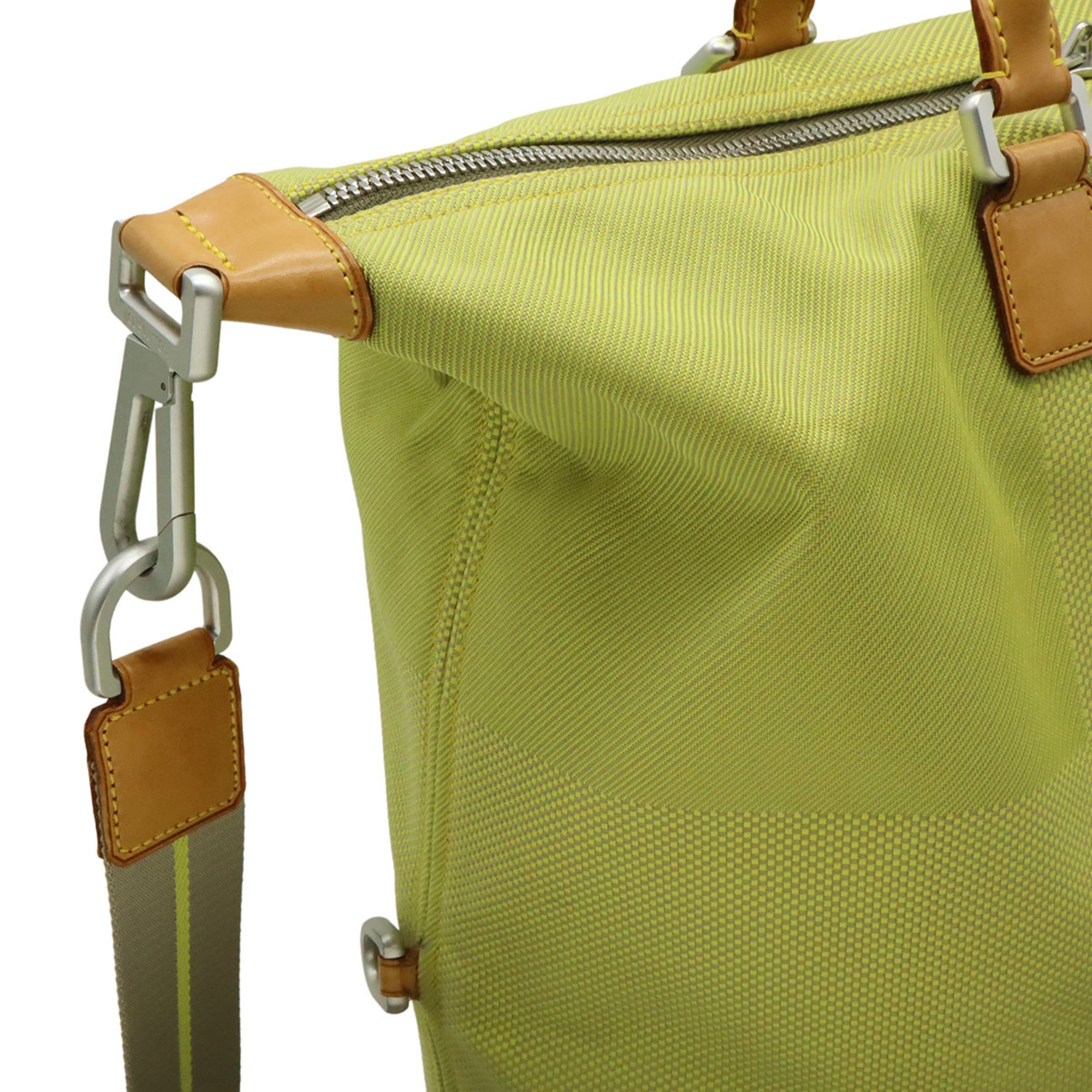 Louis Vuitton Lime Green Damier Geant Canvas Shoulder Bag Tote Bag (Pre-Owned)