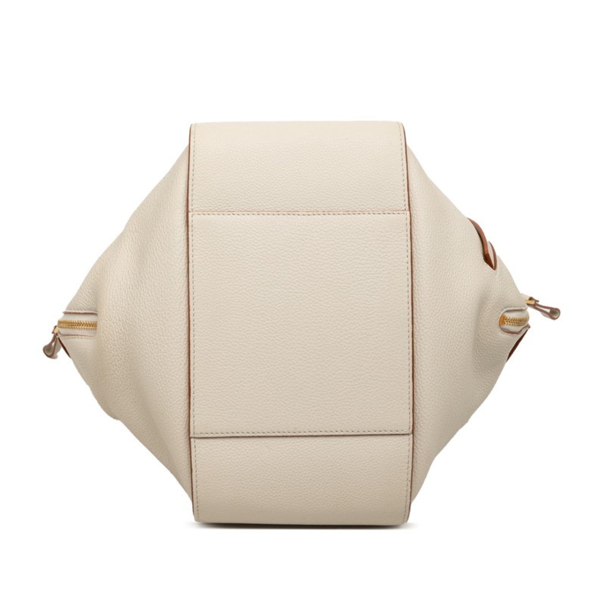 Loewe Hammock White Leather Handbag Shoulder Bag (Pre-Owned)