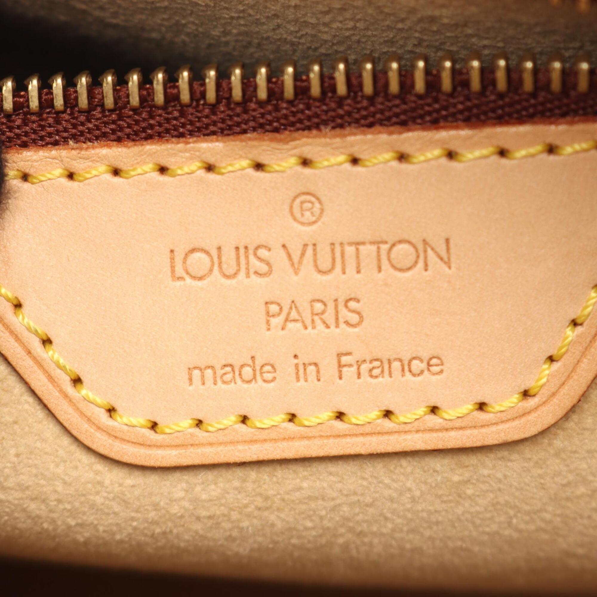 Louis Vuitton Brown Pvc Leather Handbag Shoulder Bag (Pre-Owned)