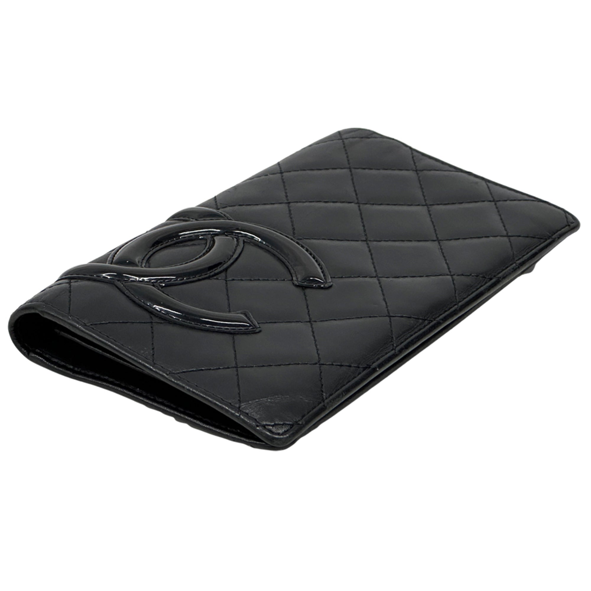 Chanel Black Long Wallet (Bi-Fold) (Pre-Owned)