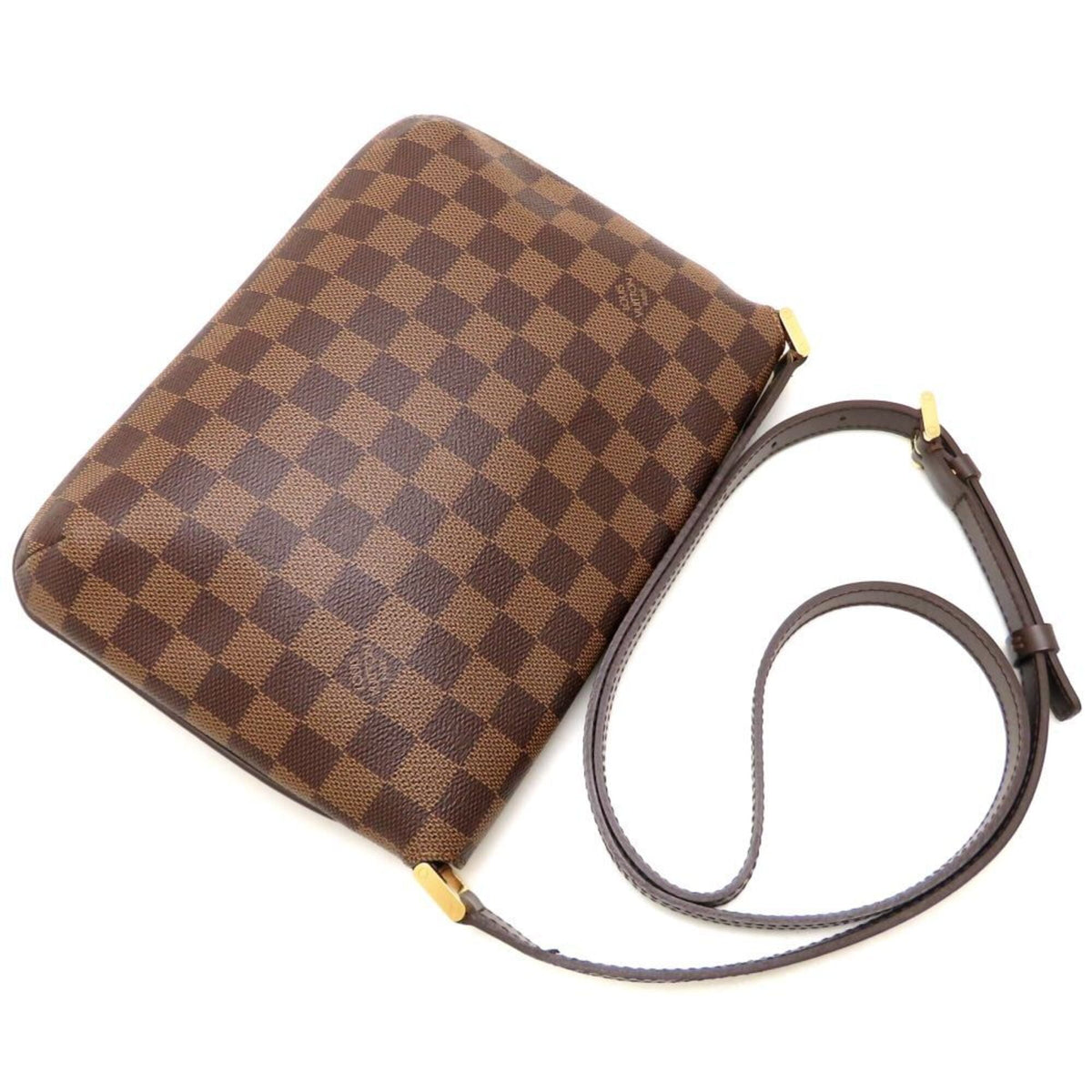 Louis Vuitton Ebene Damier Canvas Shoulder Bag (Pre-Owned)