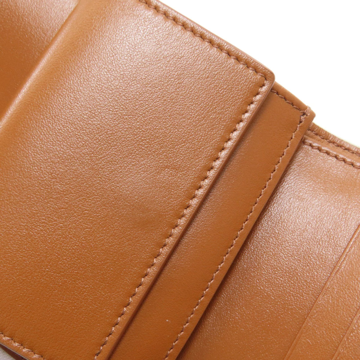 Celine Beige Leather Wallet (Tri-Fold) (Pre-Owned)