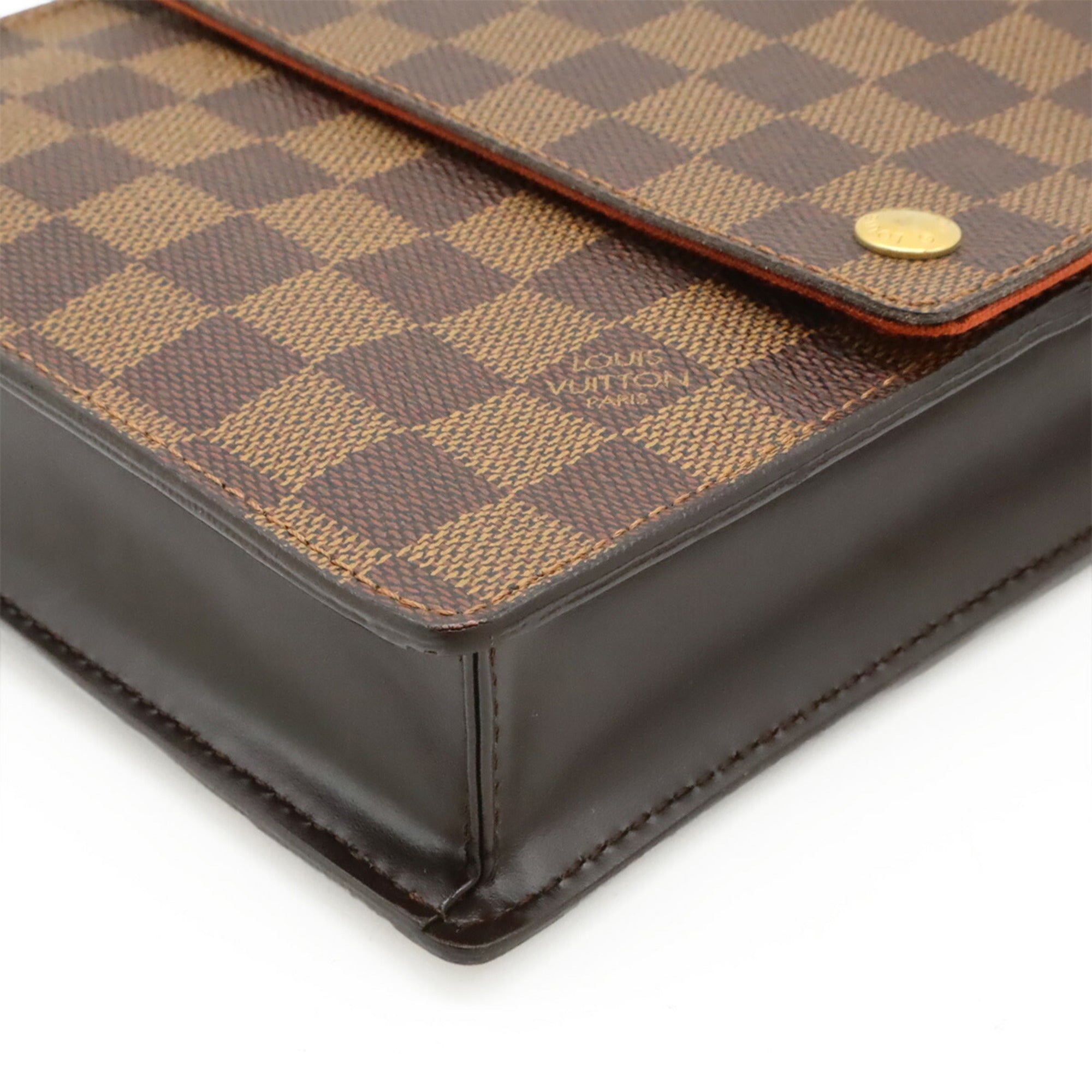 Louis Vuitton Brown Pvc Leather Shoulder Bag (Pre-Owned)