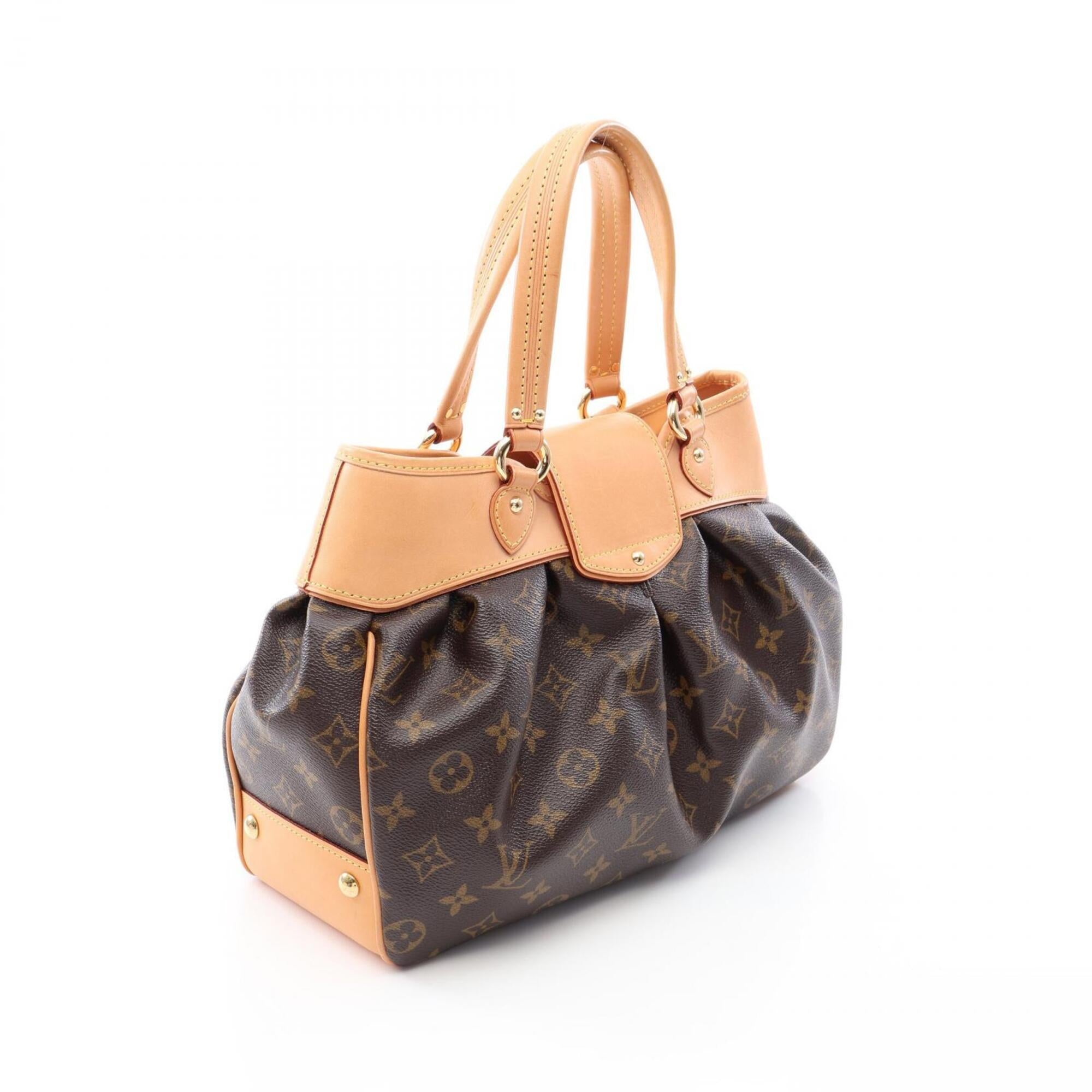 Louis Vuitton Brown Monogram Pvc Coated Canvas Leather Handbag (Pre-Owned)