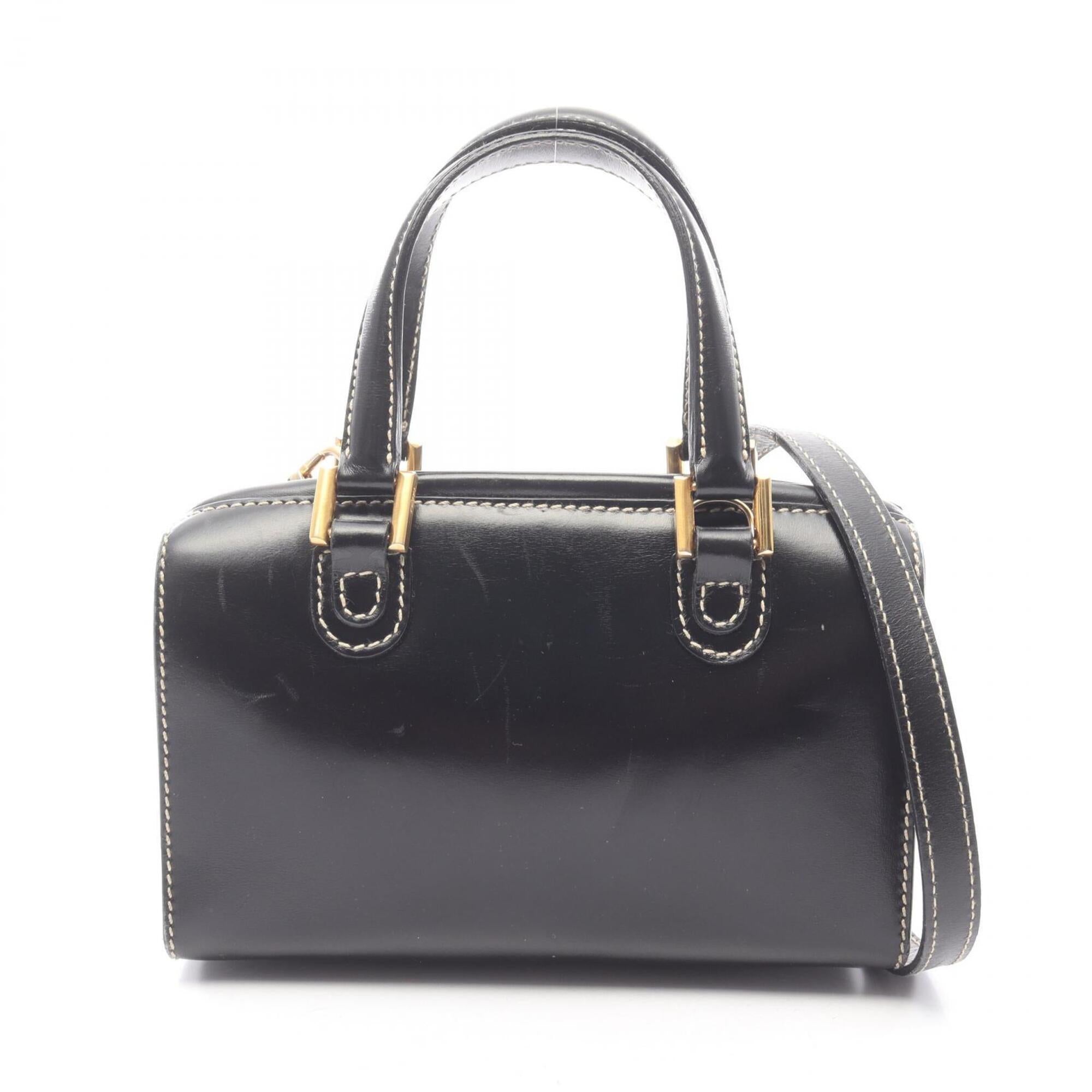 Fendi Black Leather Handbag (Pre-Owned)