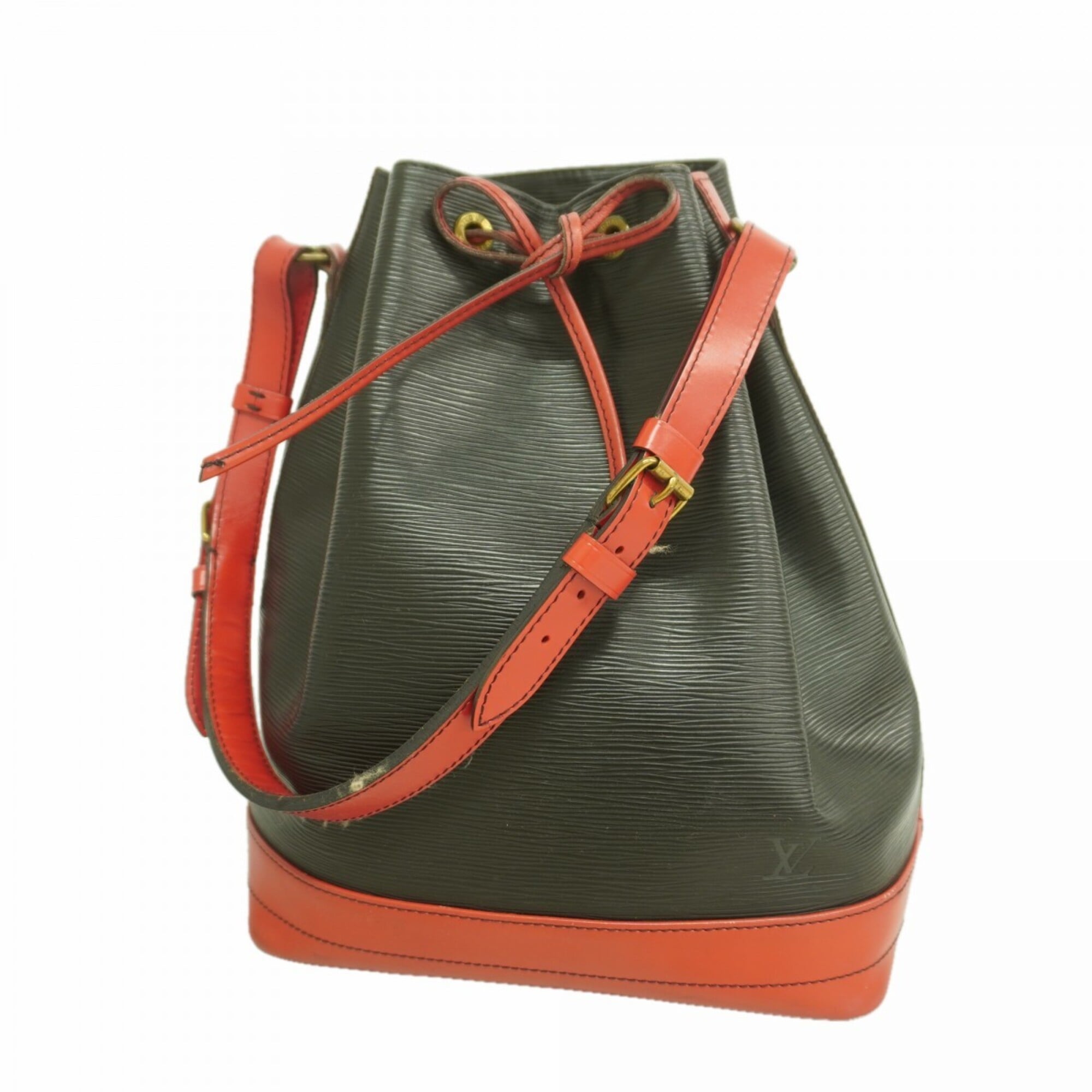 Louis Vuitton Castilian Red Noir Shoulder Bag (Pre-Owned)