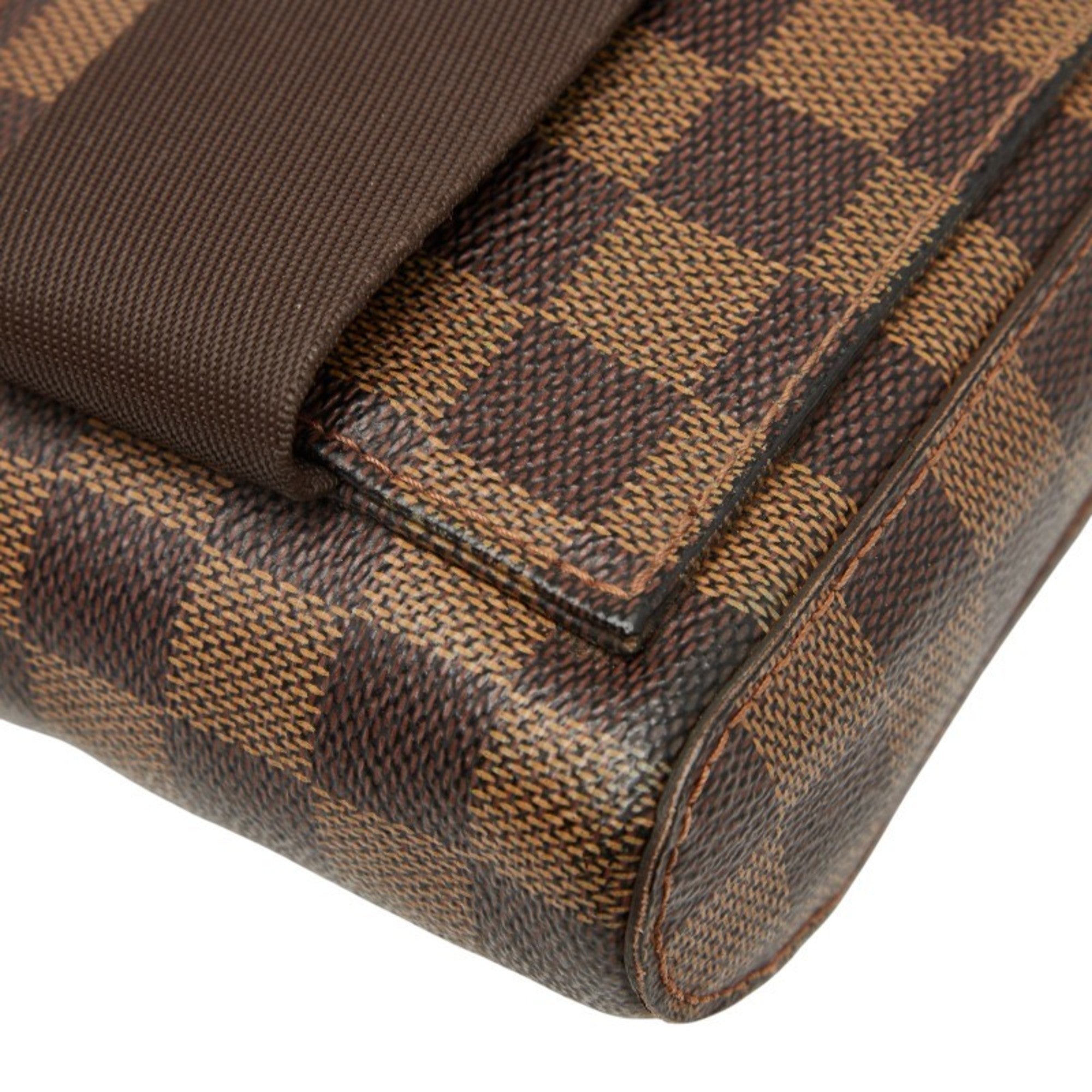 Louis Vuitton Damier Brown Pvc Leather Shoulder Bag Sling Bag (Pre-Owned)