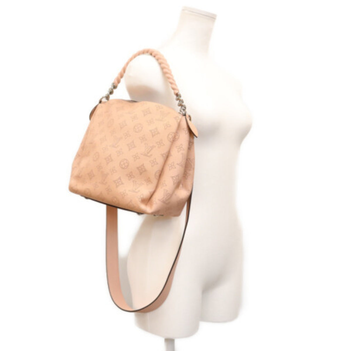 Louis Vuitton Magnolia Pink Mahina Leather Shoulder Bag (Pre-Owned)