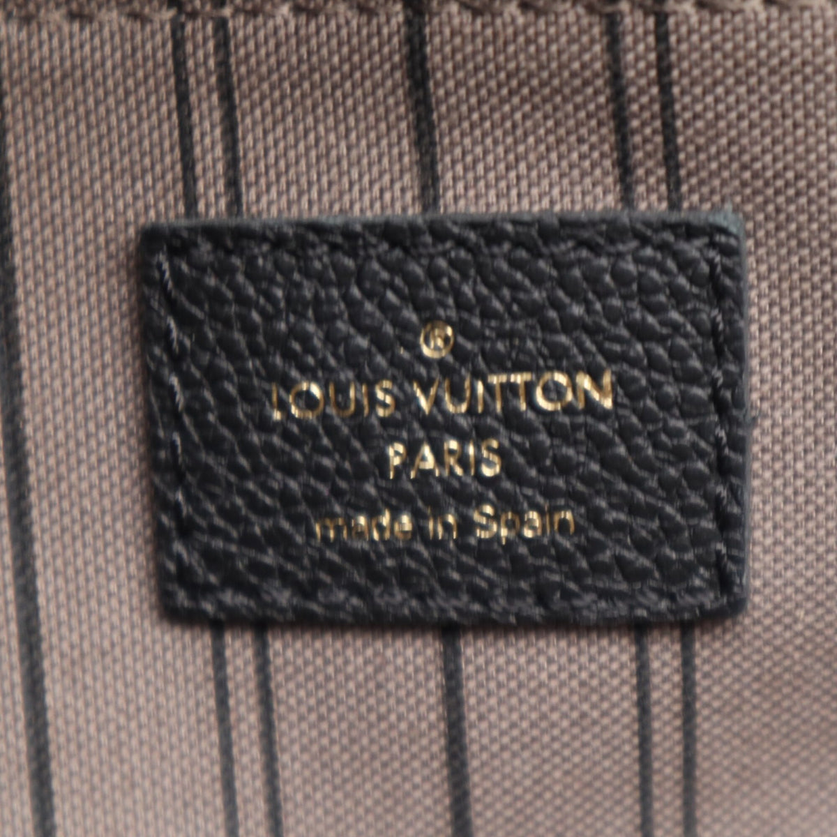 Louis Vuitton Monogram Empreinte Black Leather Backpack (Pre-Owned)