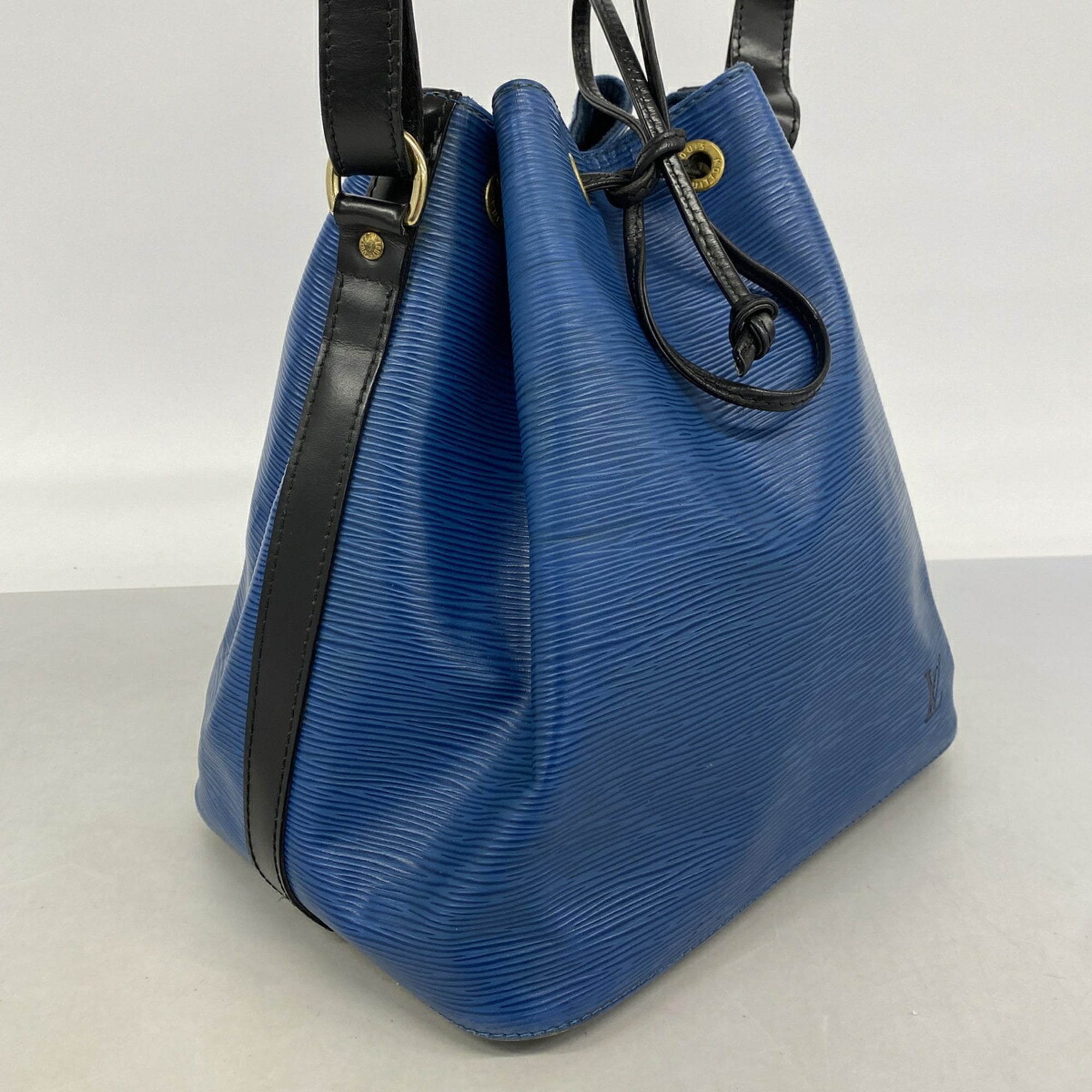 Louis Vuitton Noir Toledo Blue Shoulder Bag (Pre-Owned)