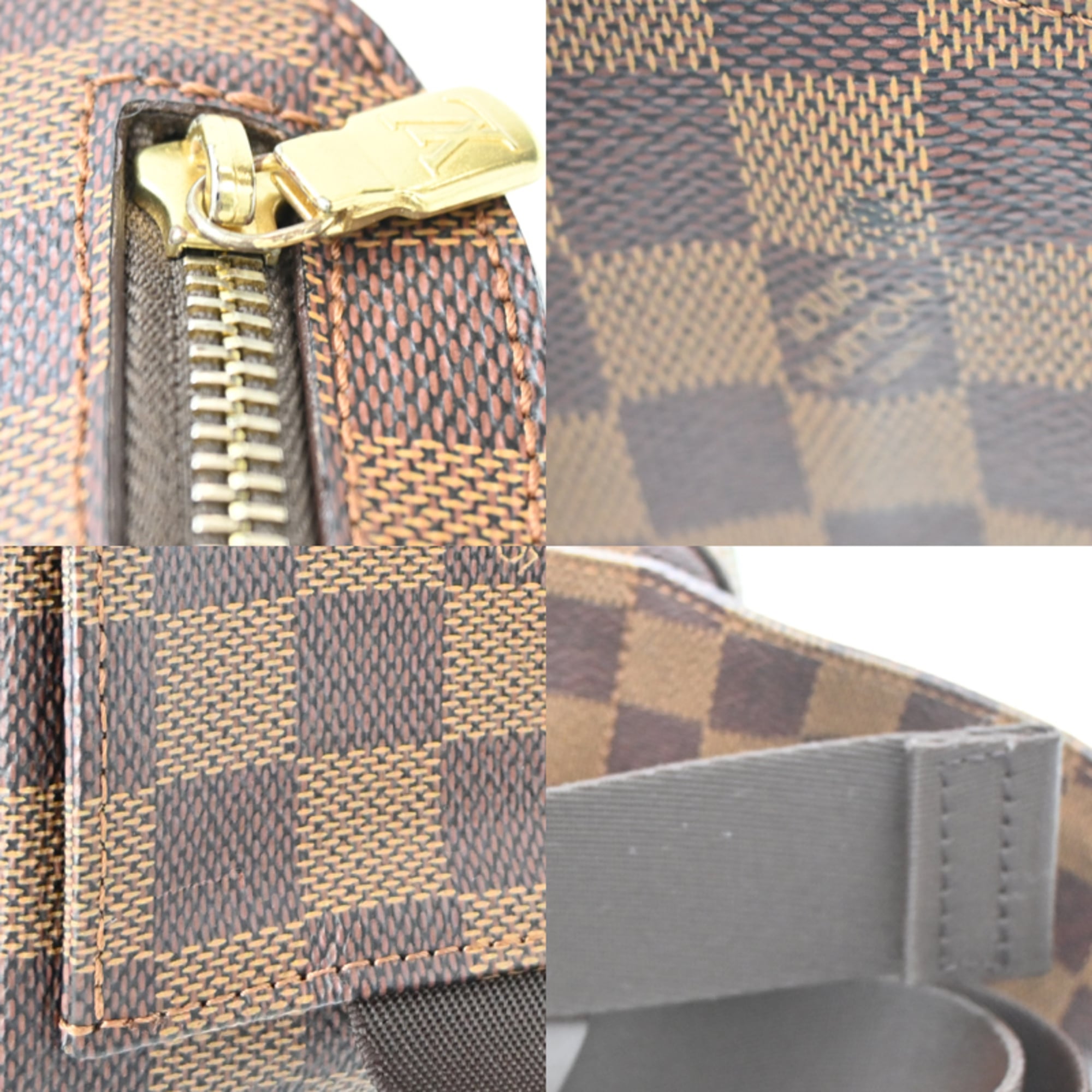 Louis Vuitton Brown Damier Canvas Sling Bag (Pre-Owned)
