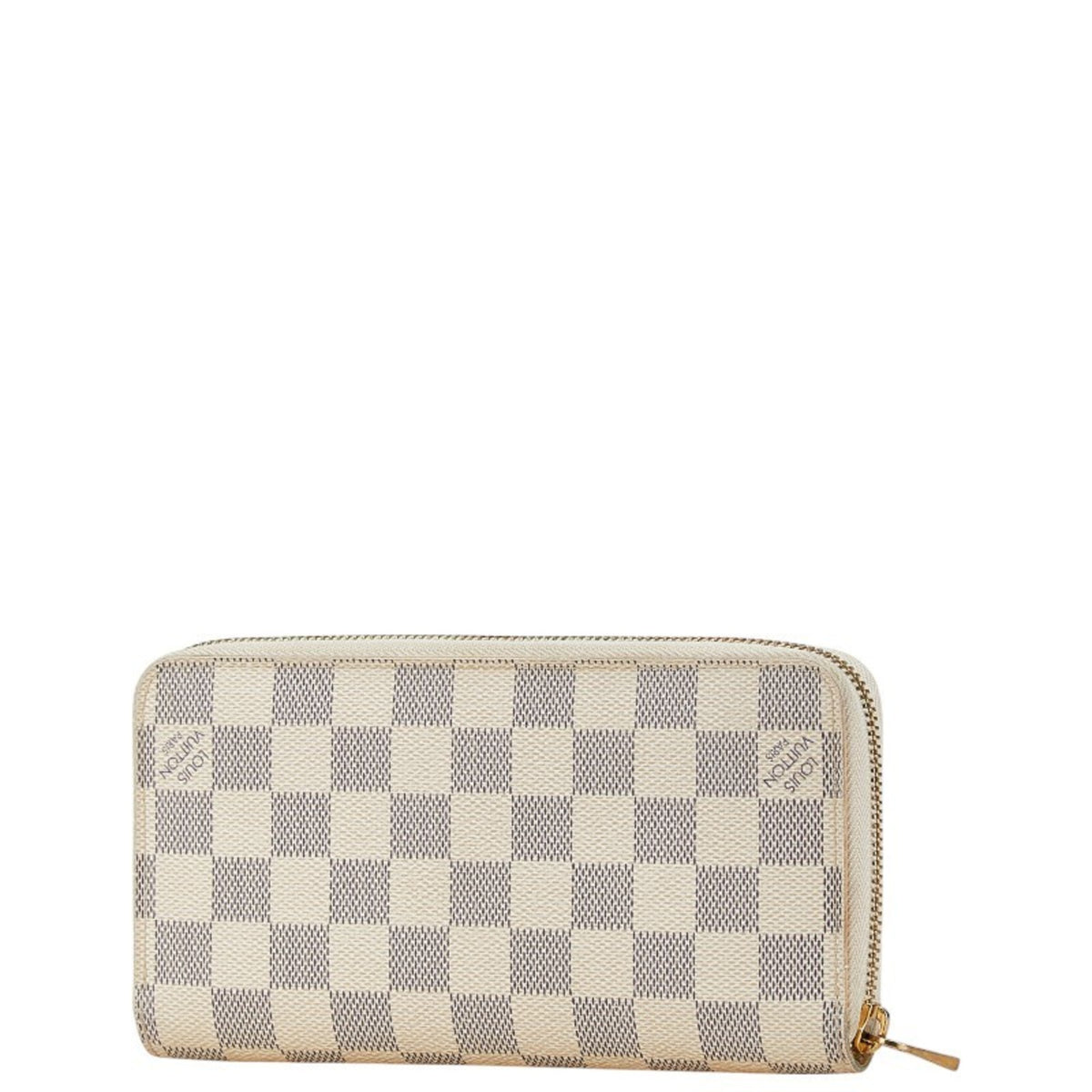 Louis Vuitton White Damier Azur Long Wallet (Bi-Fold) (Pre-Owned)