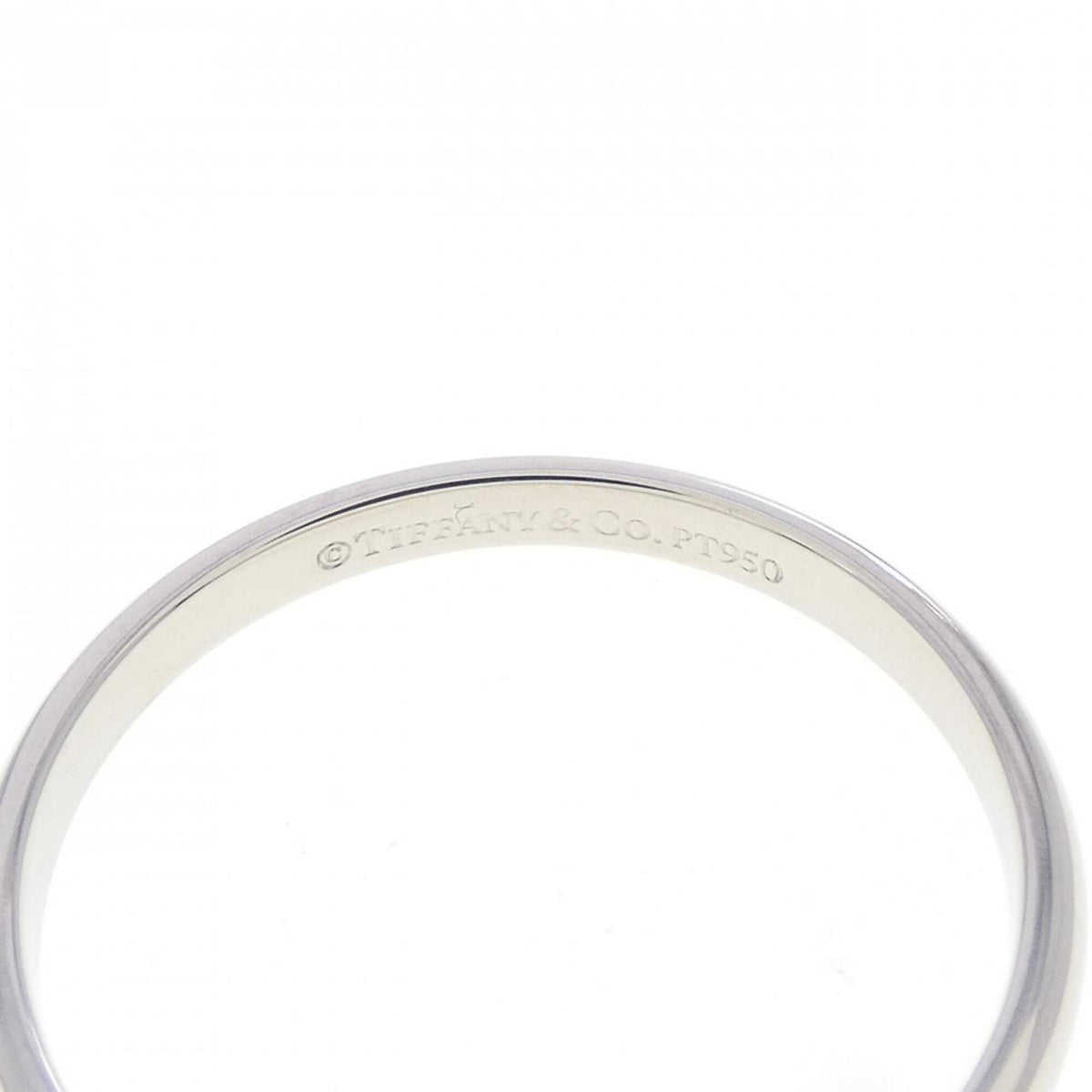 Tiffany Platinum 950 Band Ring (Pre-Owned)