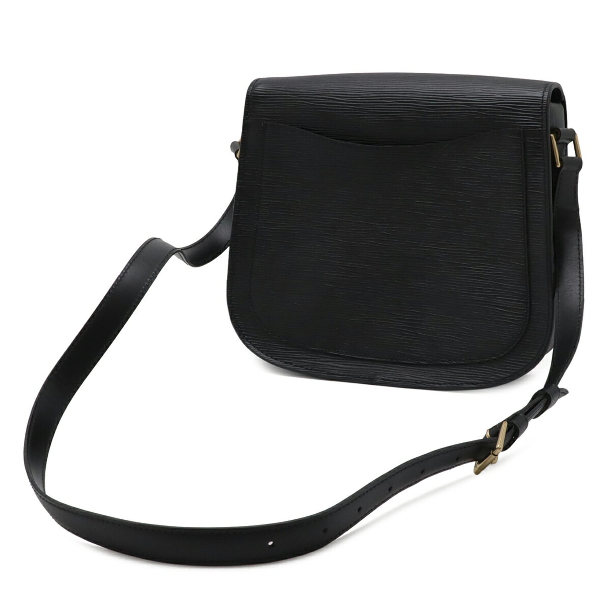 Louis Vuitton Black Noir Epi Leather Pochette Shoulder Bag (Pre-Owned)