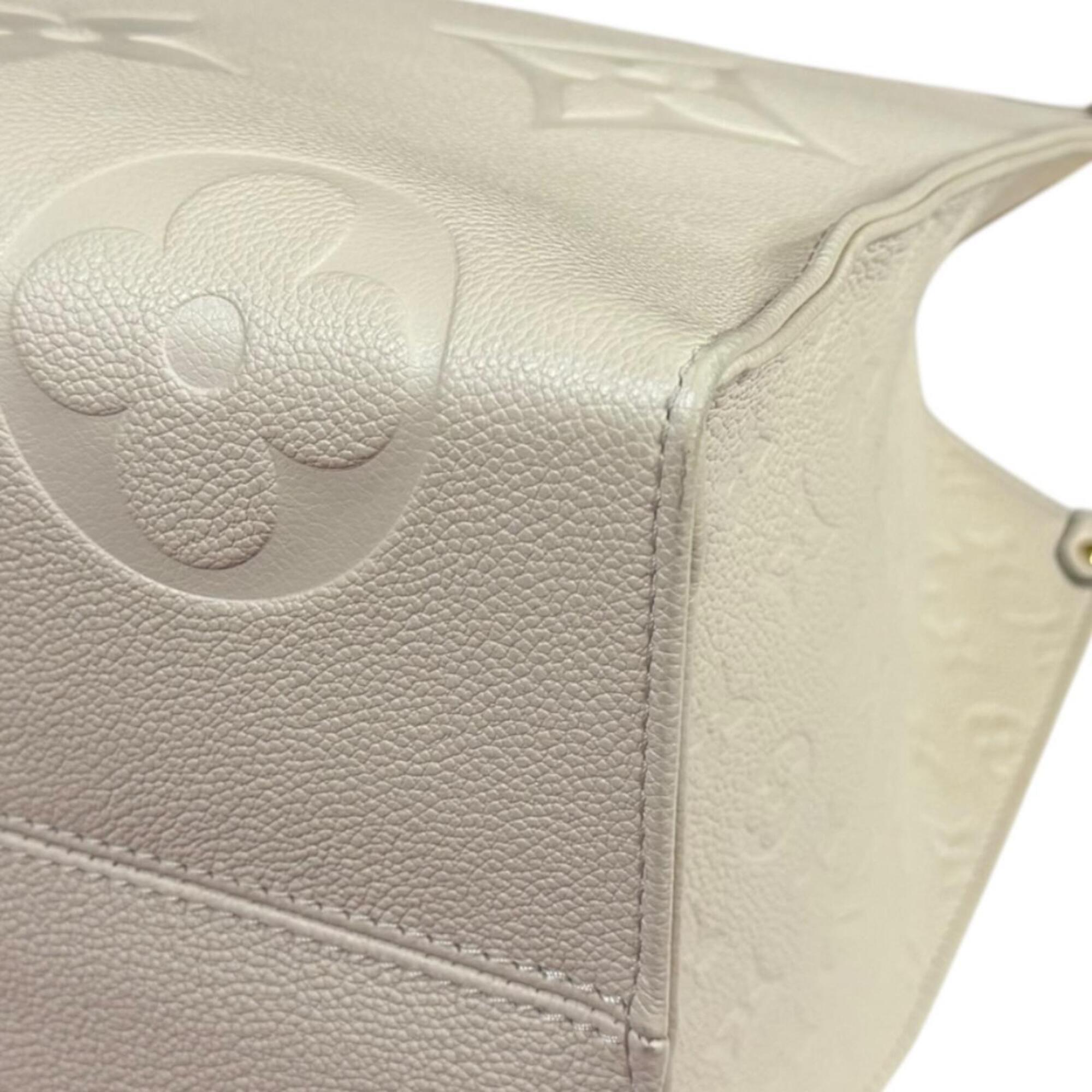 Louis Vuitton Beige Off-White Monogram Empreinte Shoulder Bag (Pre-Owned)