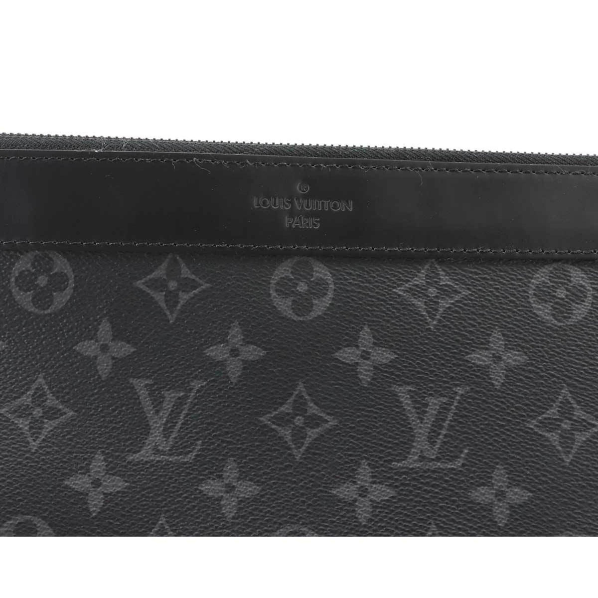 Louis Vuitton Black Monogram Eclipse Monogram Eclipse Clutch Bag Pochette (Pre-Owned)