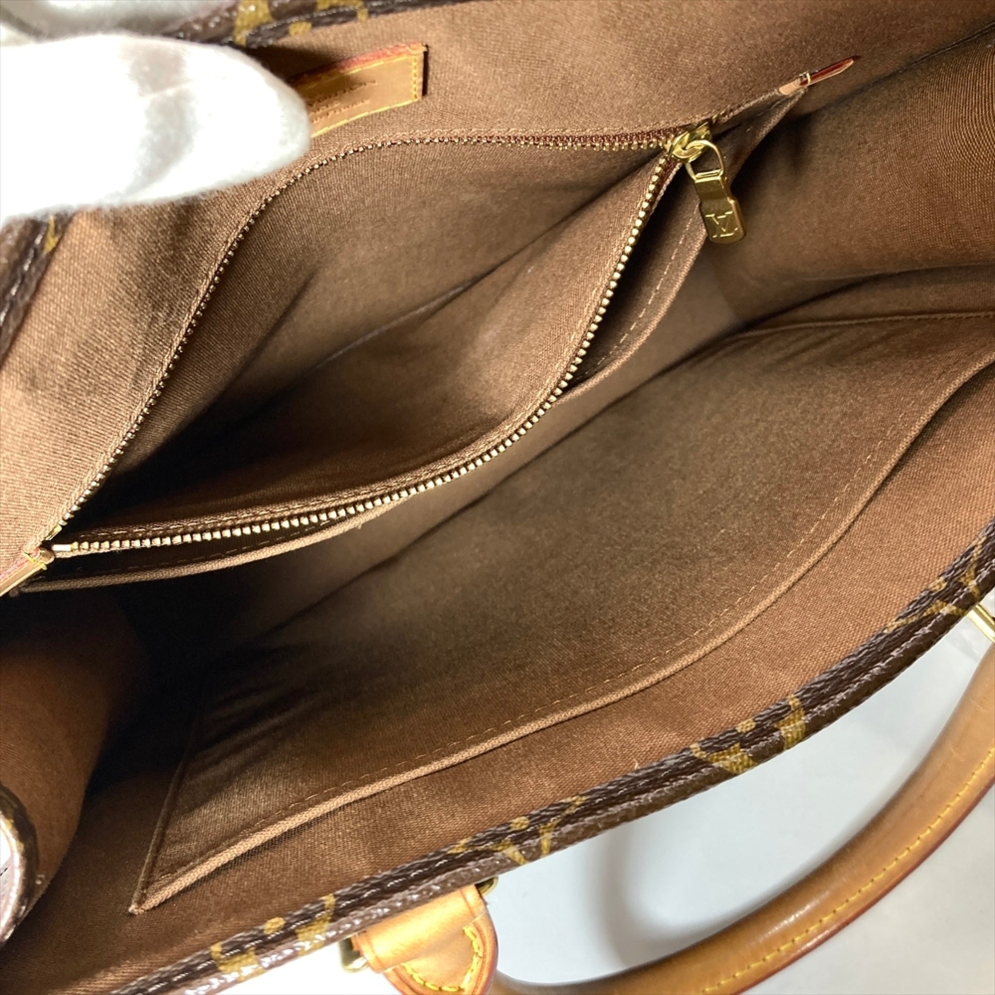 Louis Vuitton Black Blue Brown Galle Monogram Monogram Tote Bag (Pre-Owned)